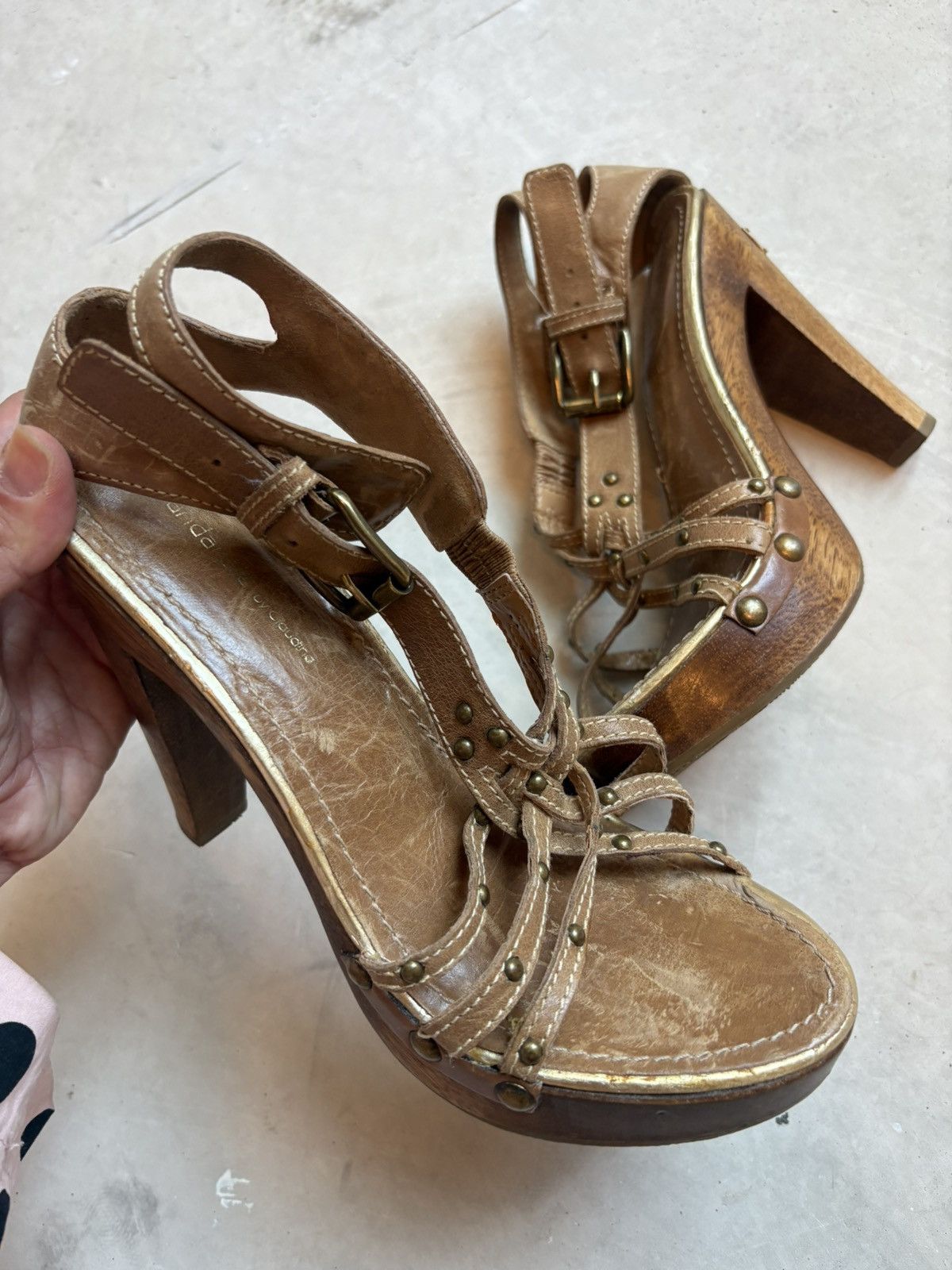 Vintage claudie pierlot heels Size US 8 / IT 38 - 3 Thumbnail