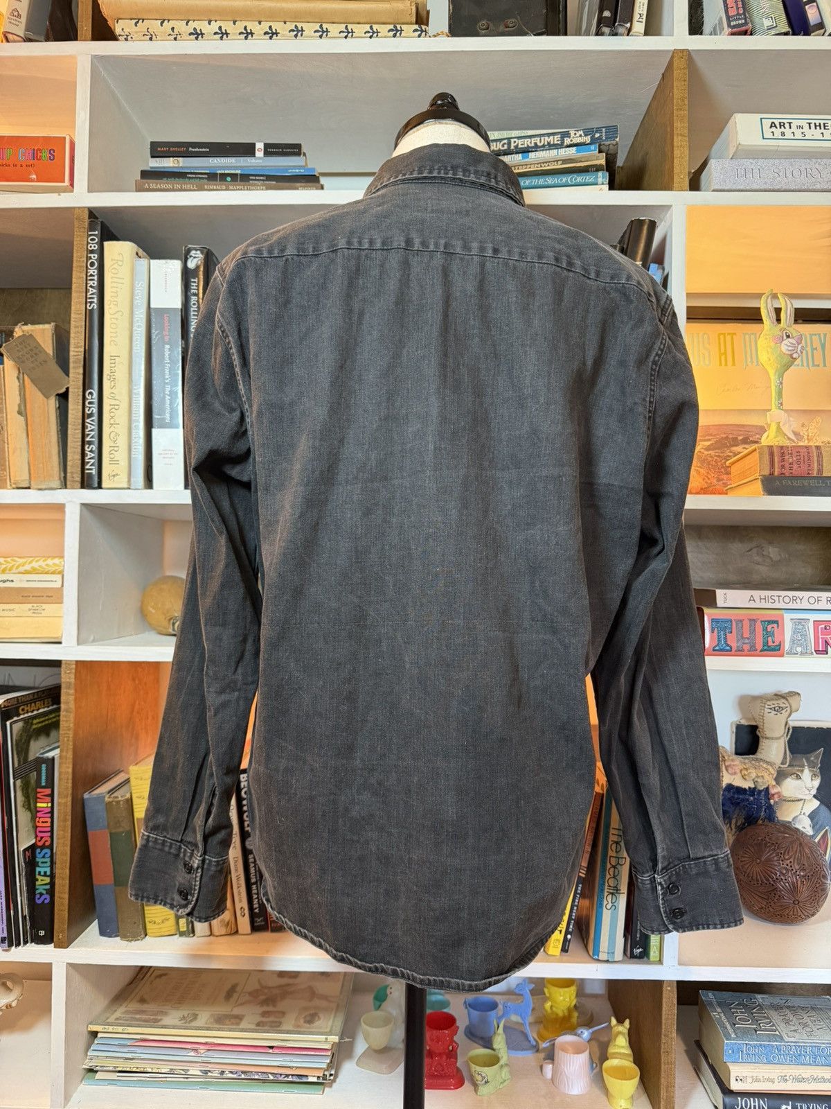 Levi's levi’s black denim shirt orange tab Size US XL / EU 56 / 4 - 4 Thumbnail