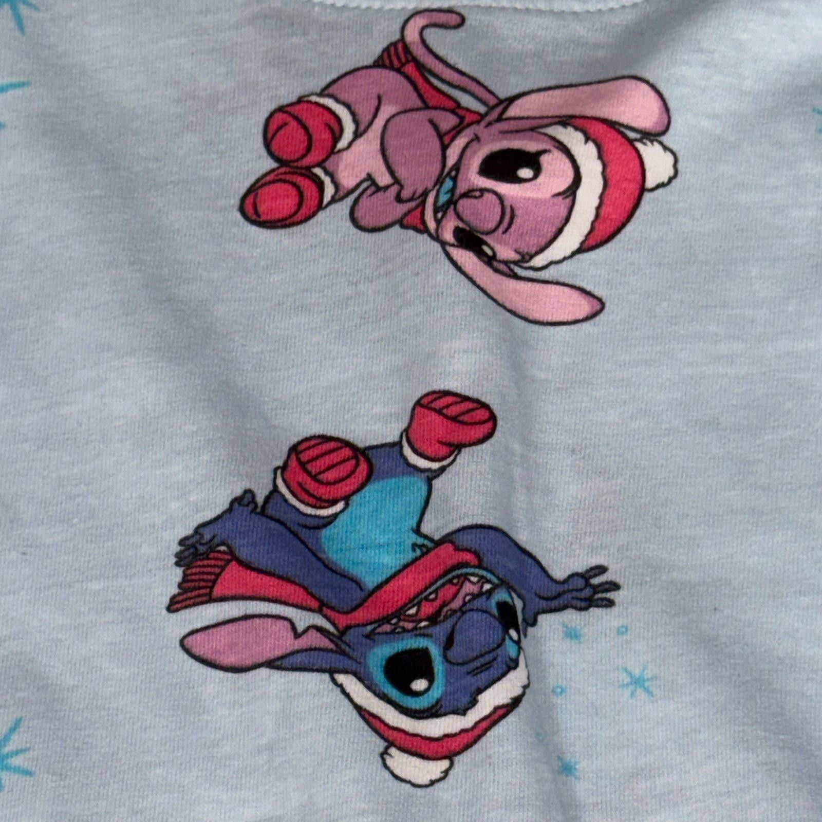 Disney Disney Stitch Christmas T-Shirt Set Girls Small NWT Size S / US 4 / IT 40 - 4 Thumbnail