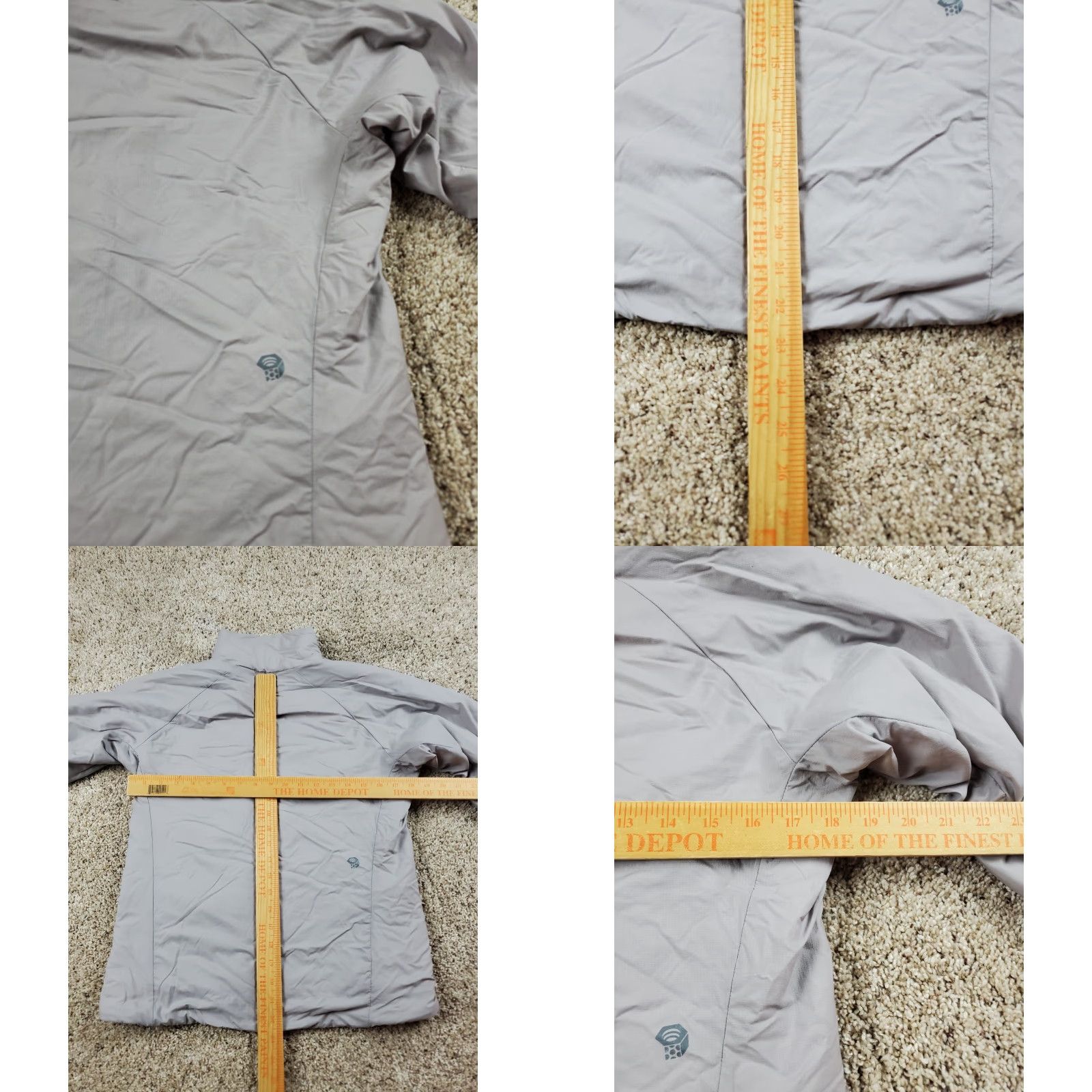 Mountain Hardwear Mountain Hardwear Kor Strata Jacket Womens Small Gray Full Zip Lightweight Size M / US 6-8 / IT 42-44 - 9 Thumbnail