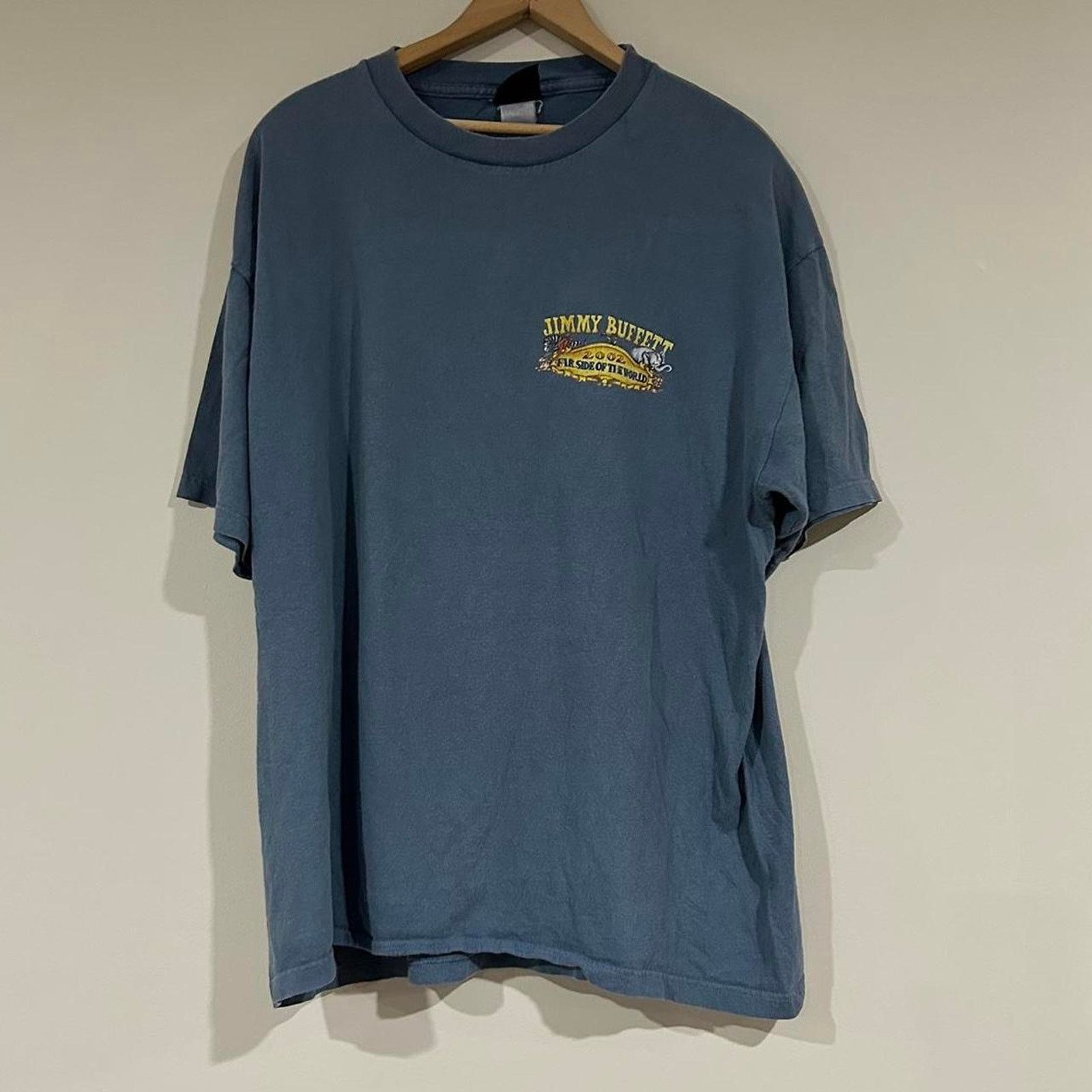 Giant Vintage 2002 Jimmy Buffet Far Side Of The World Tee Shirt Size US XL / EU 56 / 4 - 2 Thumbnail