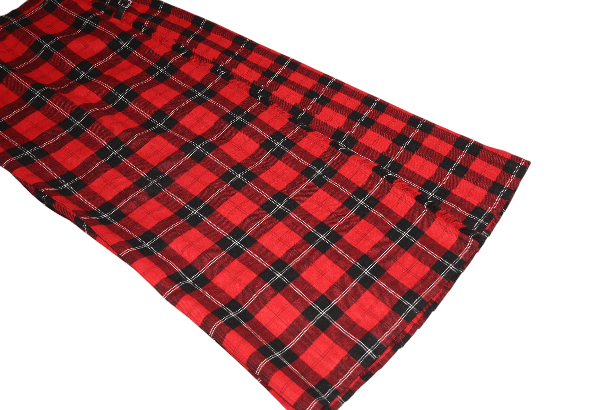 Johnstons Of Elgin VTG🔥80's Moffat Weavers Scotland Classic Tartan Wrap Kilt Size US 30 / EU 46 - 7 Thumbnail