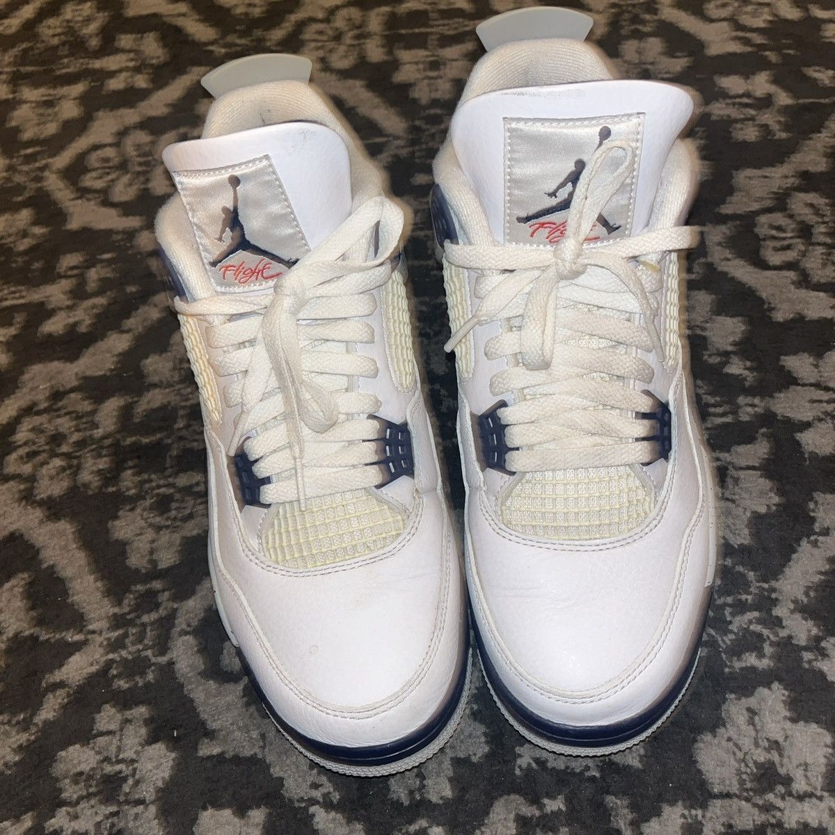 Jordan Brand JORDAN 4 Midnight Navy Size US 9.5 / EU 42-43 - 7 Thumbnail