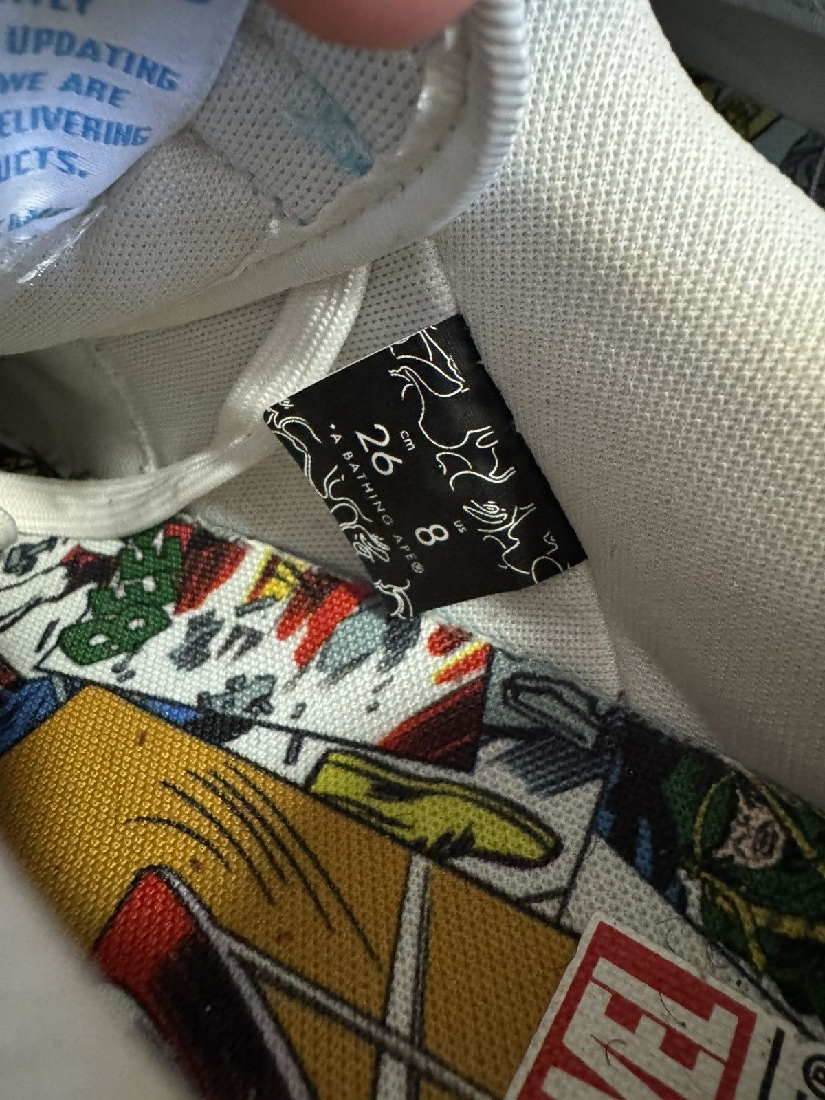Bape × Marvel Comics BAPE X MARVEL CAPTAIN AMERICA BAPESTA Size US 8 / EU 41 - 5 Thumbnail