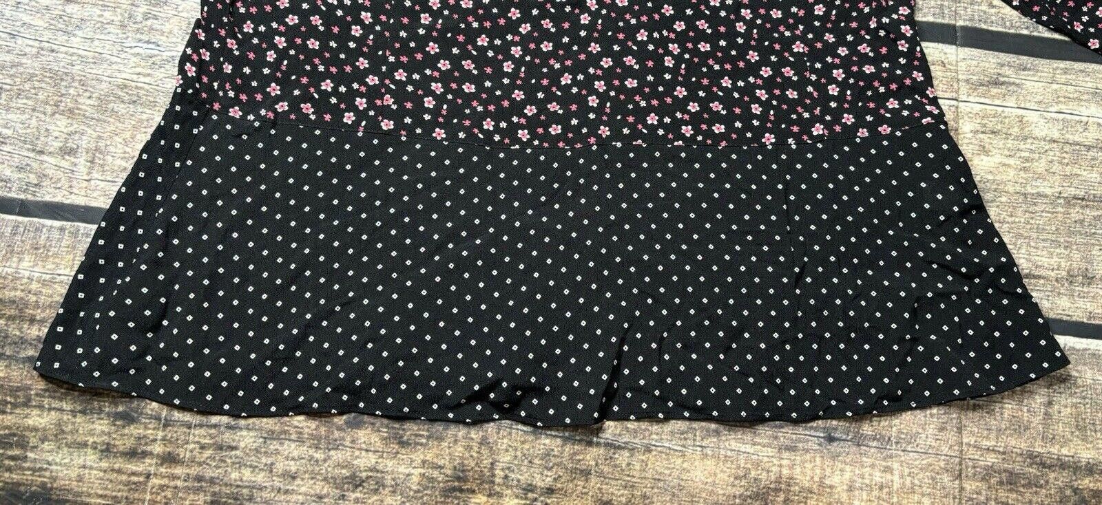 Other J Jill Tunic Top Women's XL Long Sleeve Floral Polka Dot Size XL / US 12-14 / IT 48-50 - 5 Thumbnail