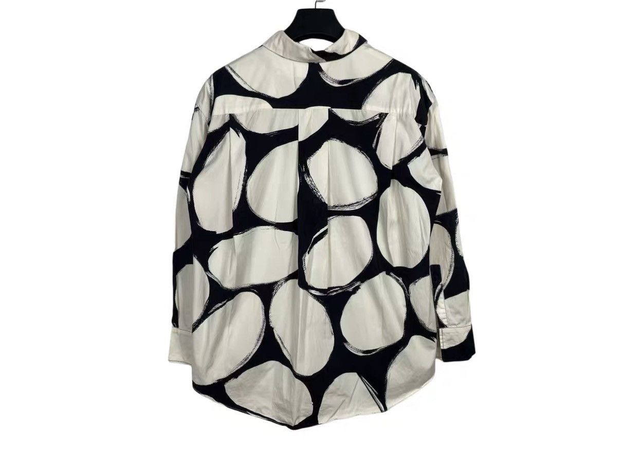 Marni Marni Polka Dot Print Oversized Long Sleeve Shirt J31 Size US S / EU 44-46 / 1 - 2 Thumbnail