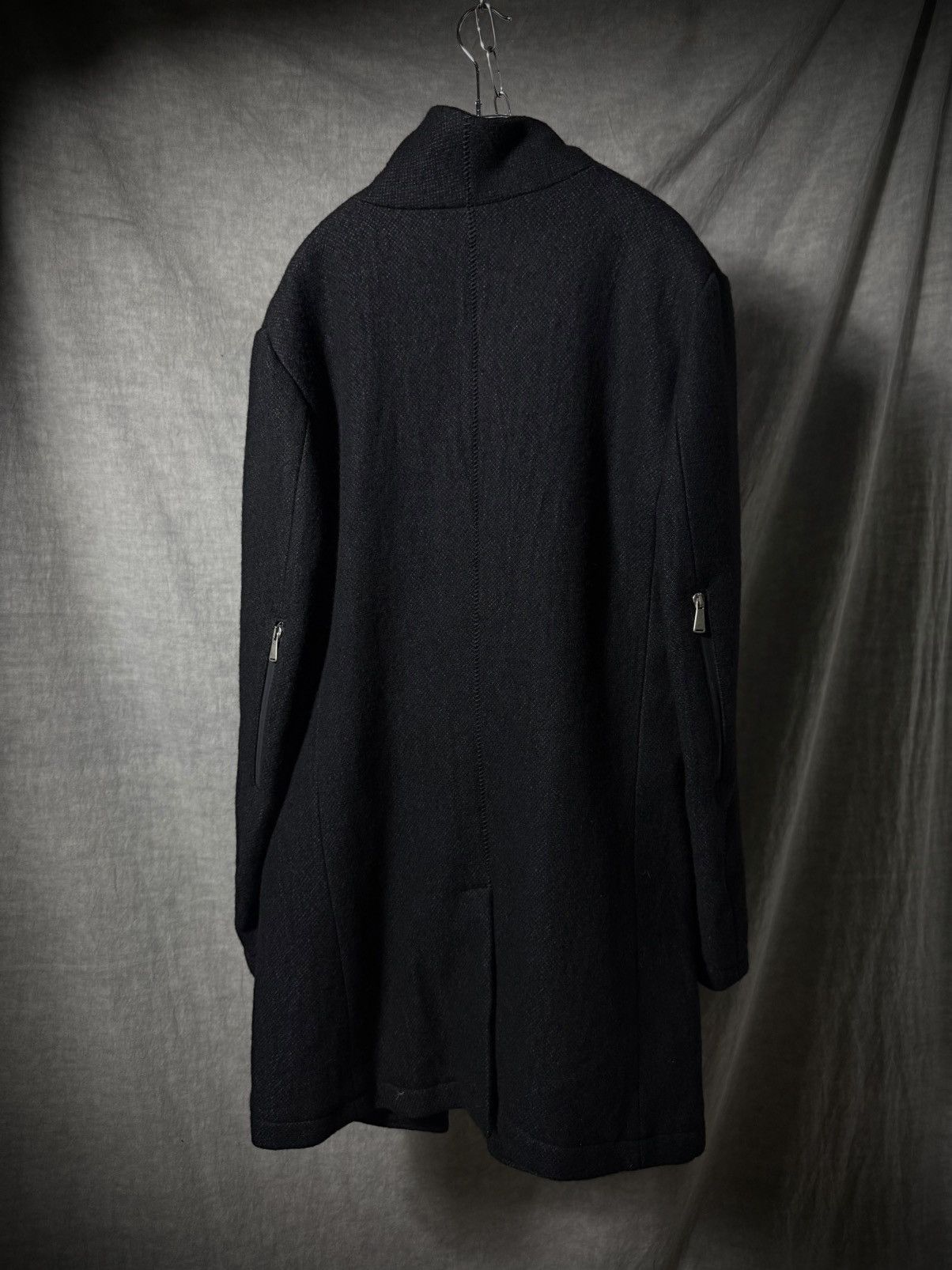10sei0otto 10sei0otto Asymmetric Double Zip Wool Coat Size US S / EU 44-46 / 1 - 8 Thumbnail