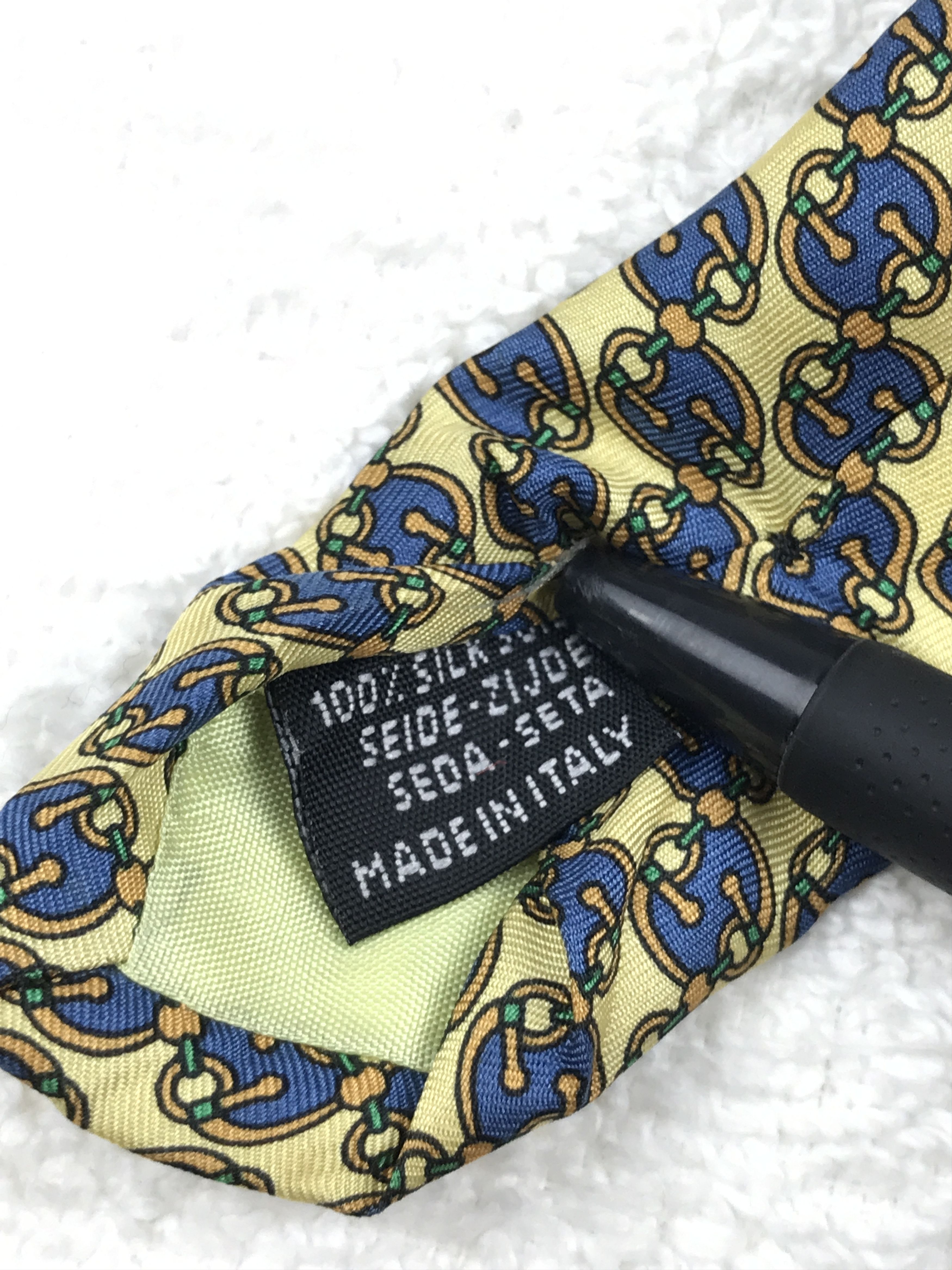 Vintage Vintage Sete Italiane Silk Necktie Size ONE SIZE - 7 Thumbnail