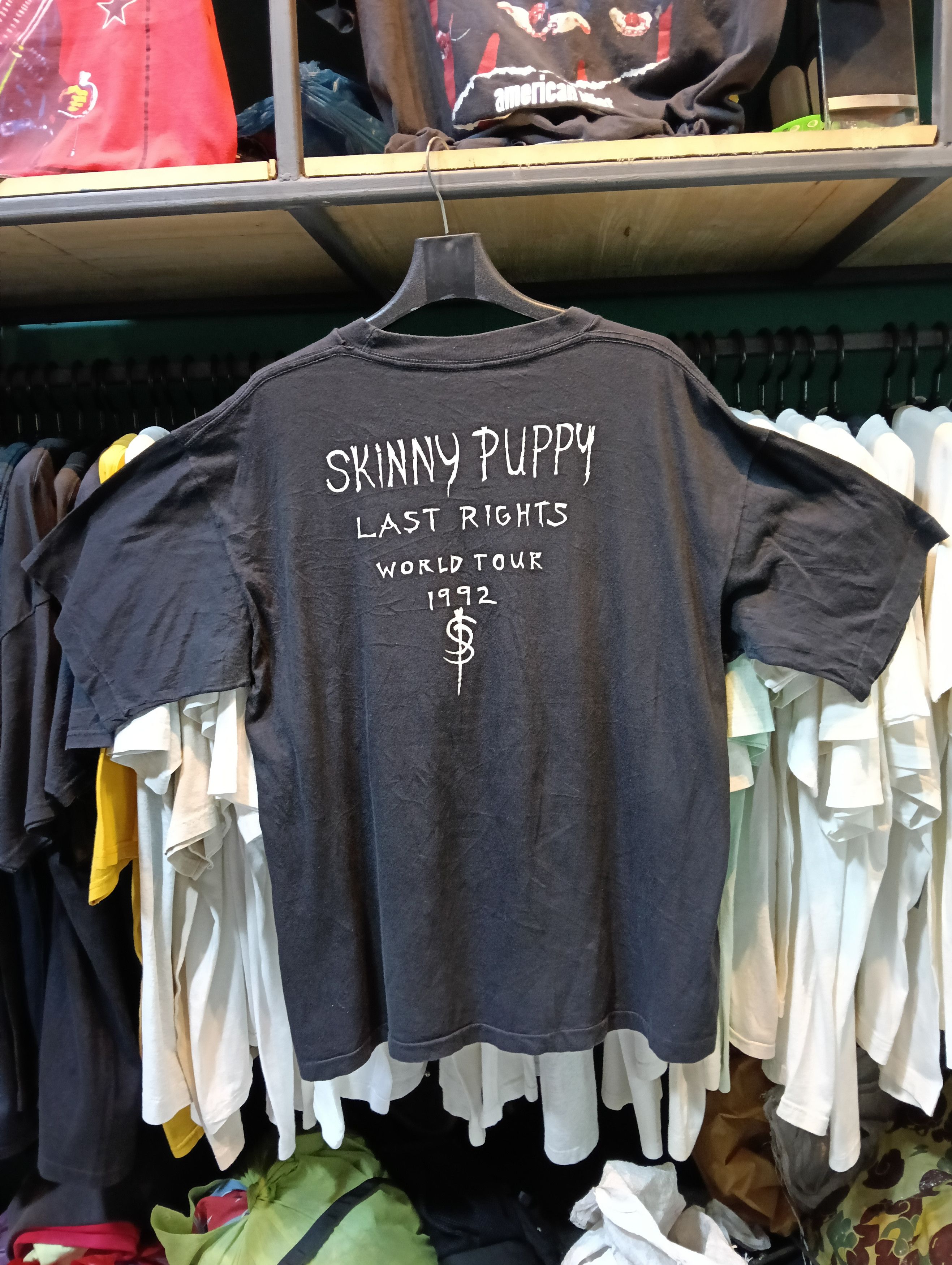 Vintage Skinny puppy last right word tour 1992 vintage t shirt XL. Size US XL / EU 56 / 4 - 3 Thumbnail