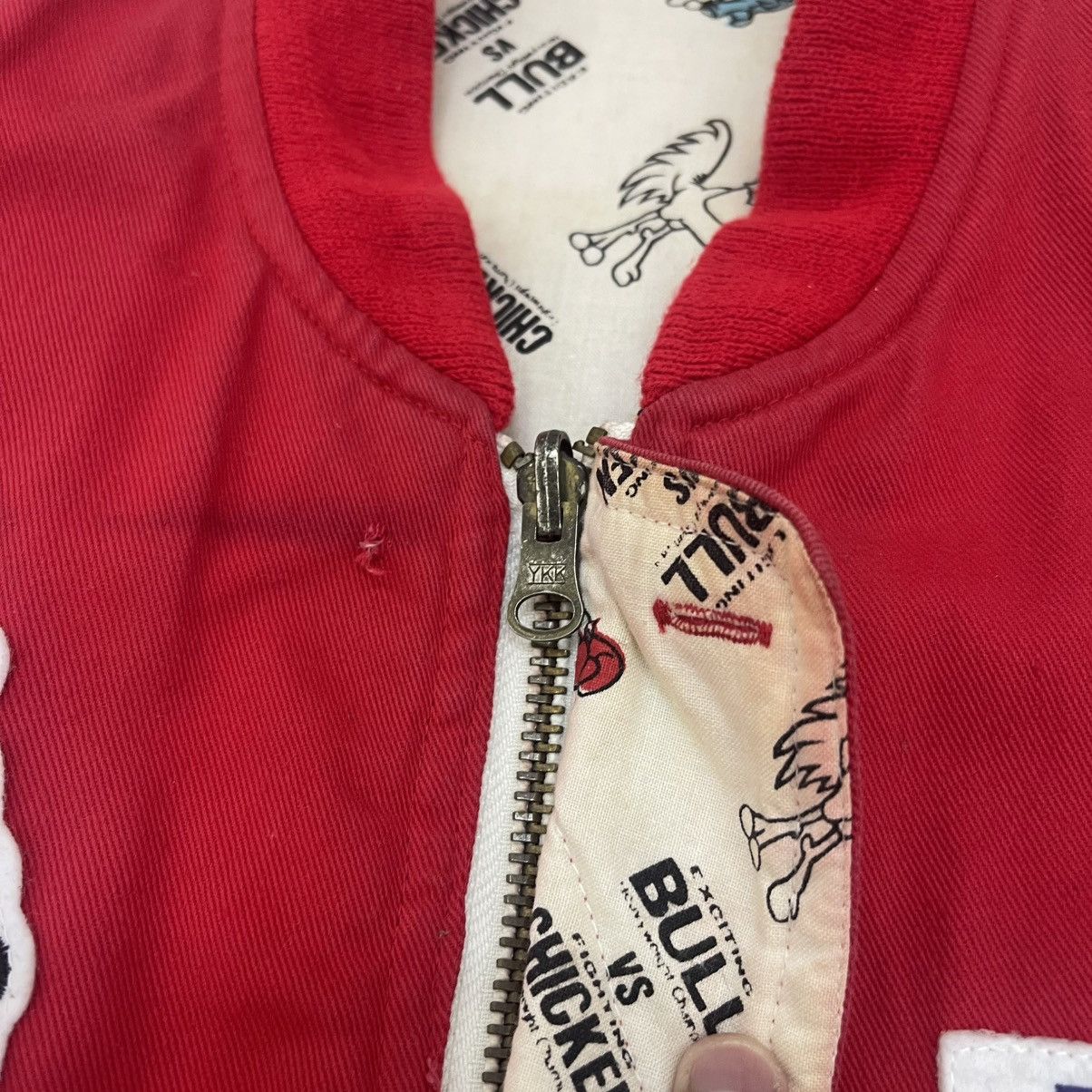 Japanese Brand Vintage Exciting BULL vs Fighting Chicken Reversible Jacket Size US M / EU 48-50 / 2 - 18 Thumbnail