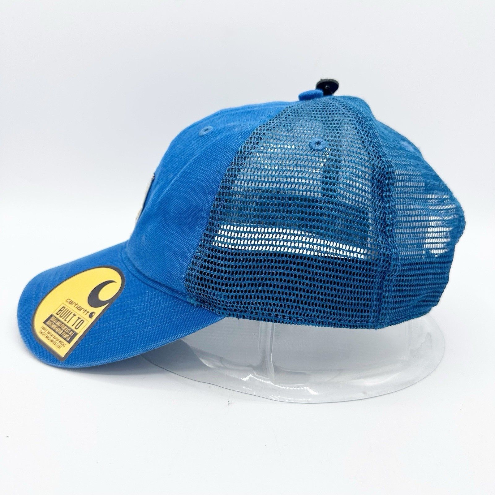 Carhartt New CARHARTT Force Canvas Mesh Back Hat Blue Front Patch Size ONE SIZE - 6 Thumbnail