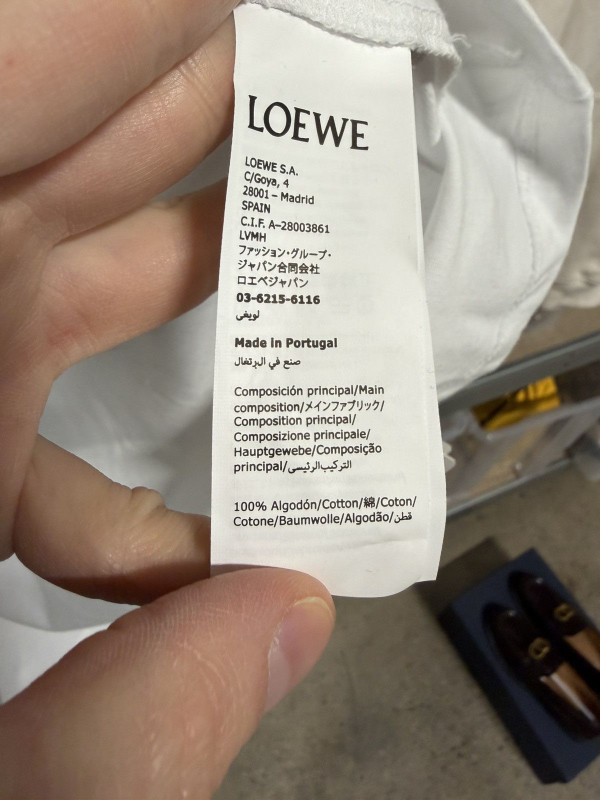 Loewe Loewe Logo Pocket T-Shirt NEW 650$ Size US XL / EU 56 / 4 - 4 Thumbnail