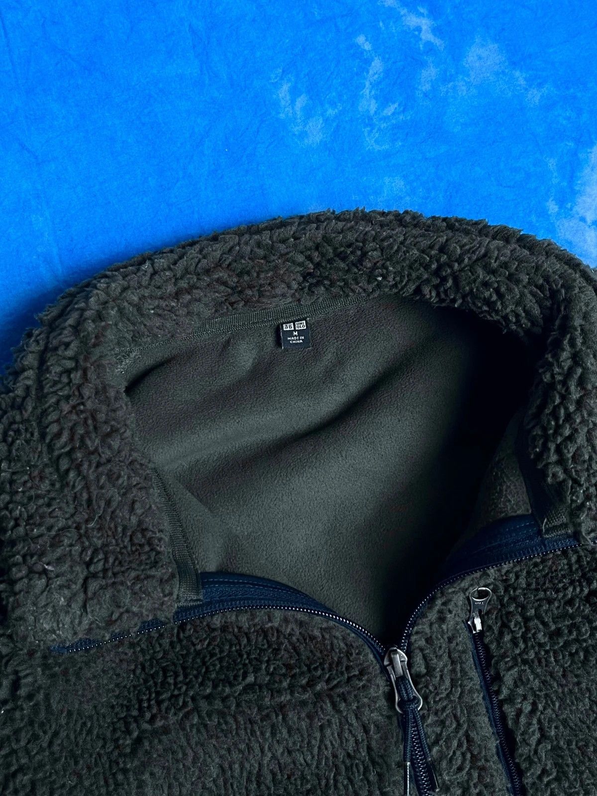 Uniqlo Uniqlo Dark Bootle Green Fleece Jacket Size US M / EU 48-50 / 2 - 3 Thumbnail