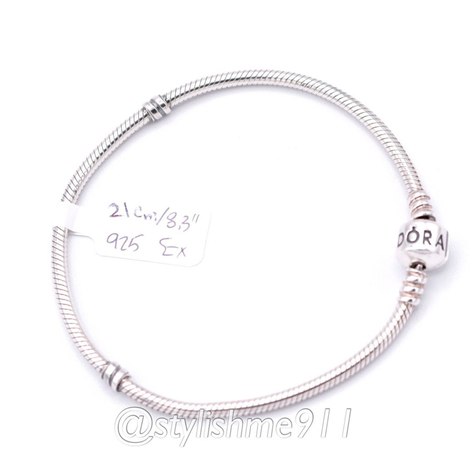 pandora Authentic PANDORA Moments Barrel Clasp Charm Bracelet Size ONE SIZE - 9 Thumbnail