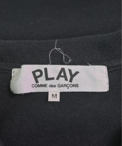 Comme des Garcons PLAY Polo Plain Short Sleeve Embriodered Heart Cotton Black Size US M / EU 48-50 / 2 - 6 Thumbnail