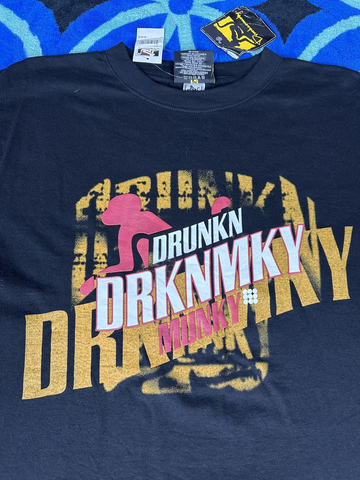 DrunknMunky Vintage Drunkn Munky Deadstock Tshirt A205 Size US M / EU 48-50 / 2 - 2 Thumbnail