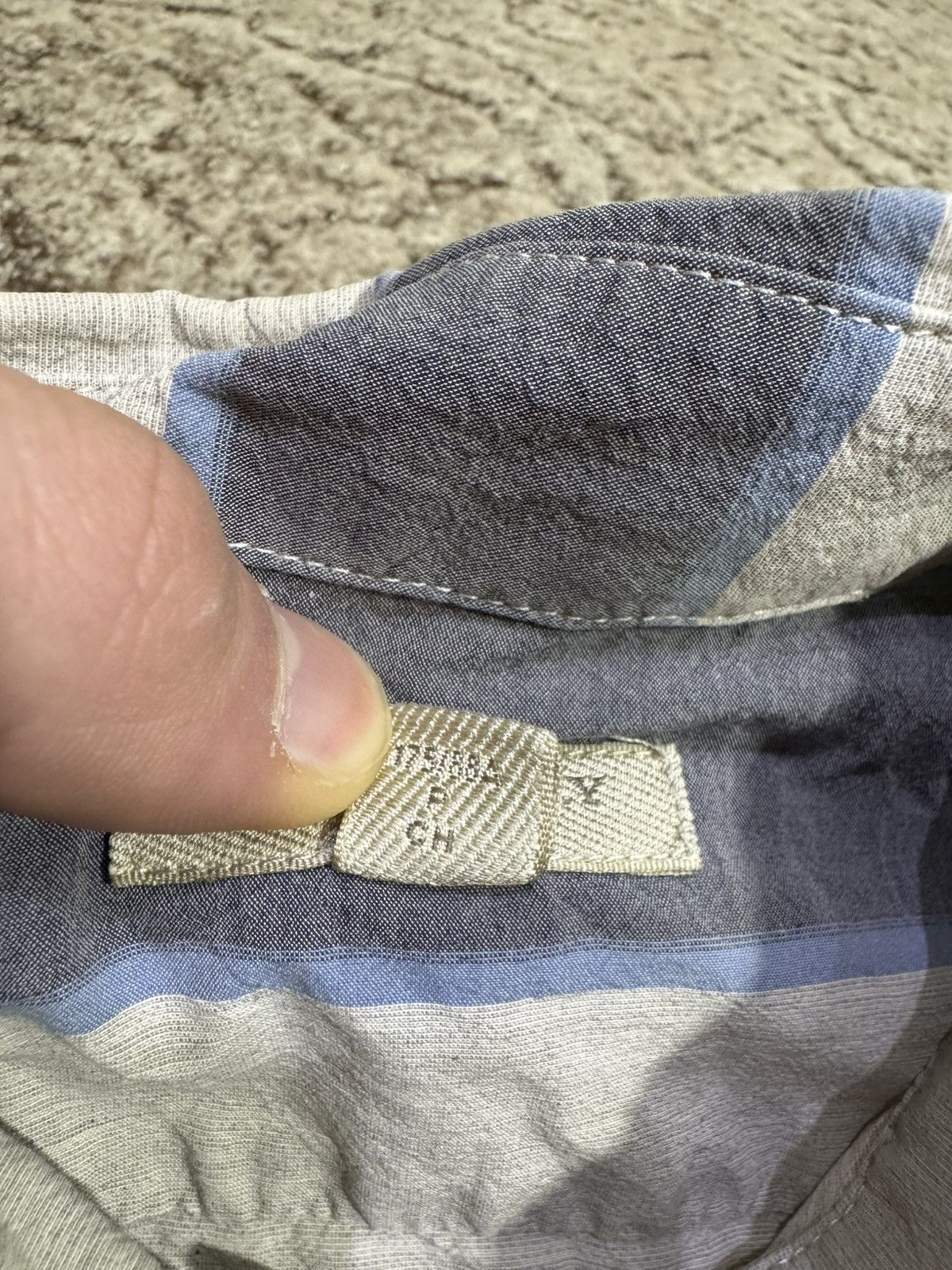 Burberry × Vintage Burberry Brit S Checked Long-sleeve Shirt Size US S / EU 44-46 / 1 - 5 Thumbnail