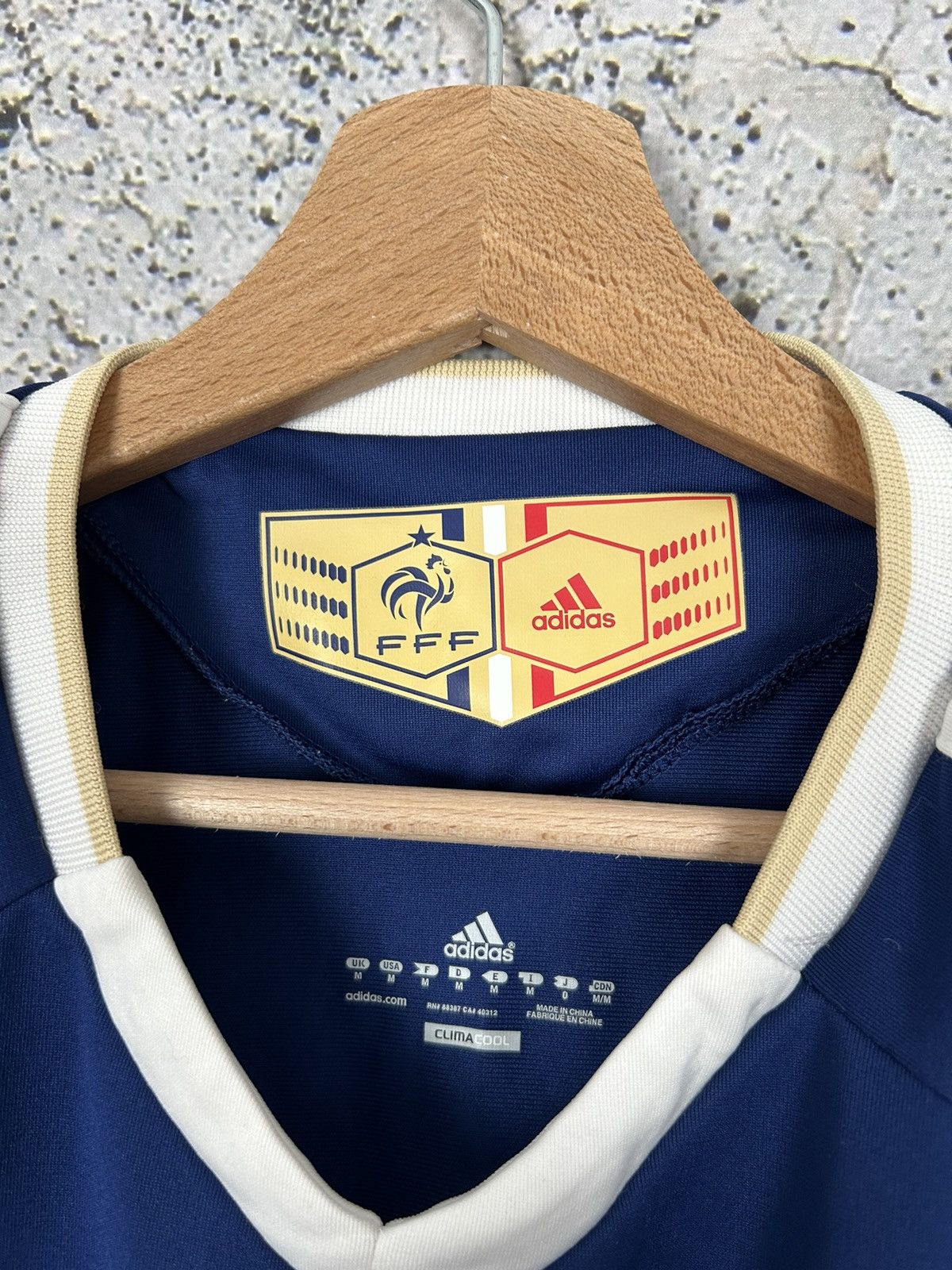 Adidas Vintage Anelka France 2010 Soccer Jersey Football Rare Size US M / EU 48-50 / 2 - 8 Thumbnail