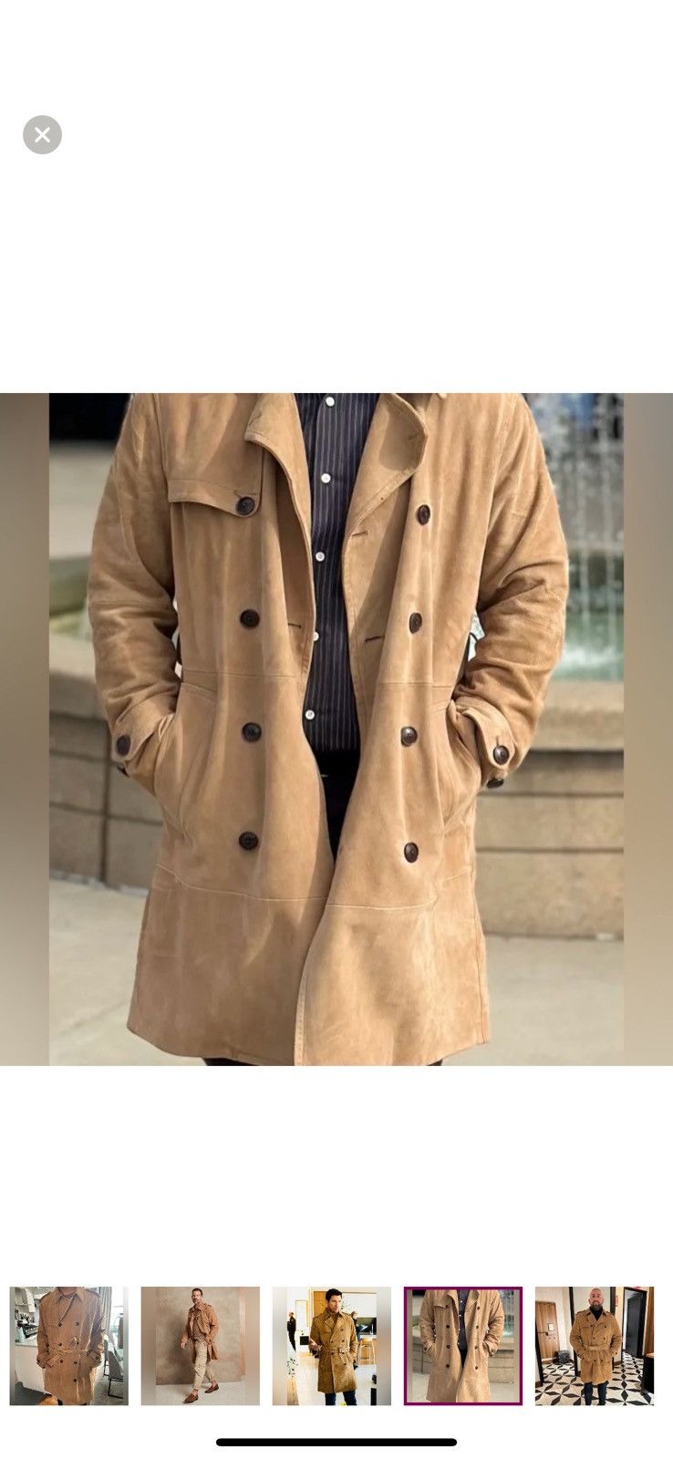 Banana Republic Banana Republic Heritage Suede Trench Size US XL / EU 56 / 4 - 2 Thumbnail