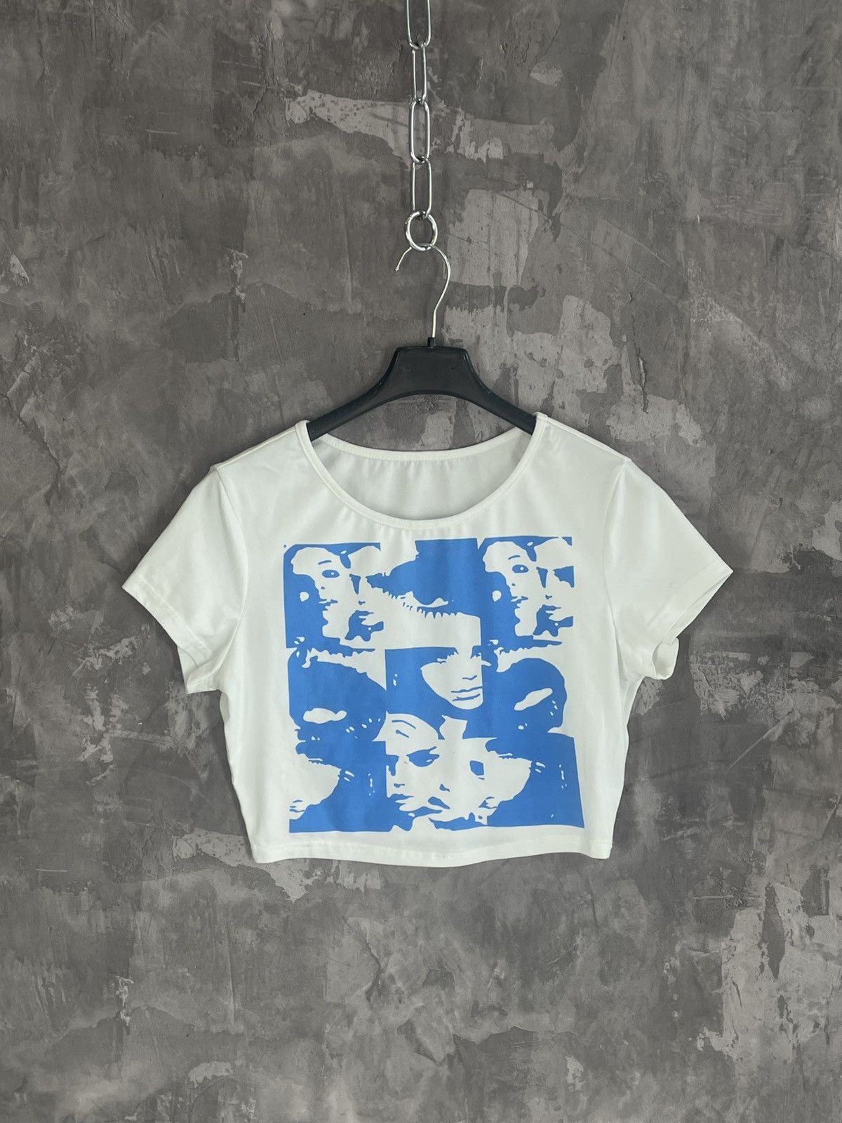 Hysteric Glamour Y2K Sexy Girl Avant Garde Crop Top T shirt Size M / US 6-8 / IT 42-44 - 7 Thumbnail