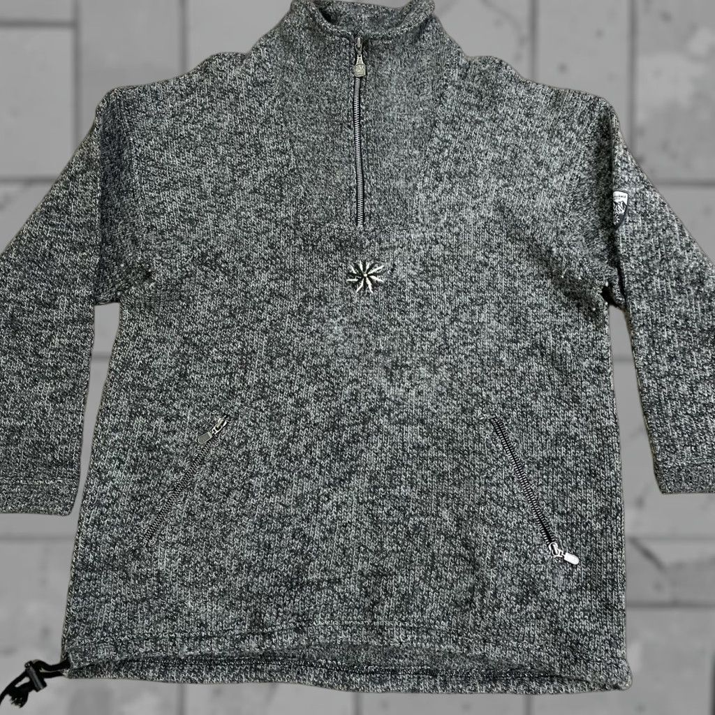 Vintage VINTAGE Hammer schmied Half Zip Pullover Wool Blend Mens Size L Gray Sweater Mens Size US L / EU 52-54 / 3 - 1 Thumbnail
