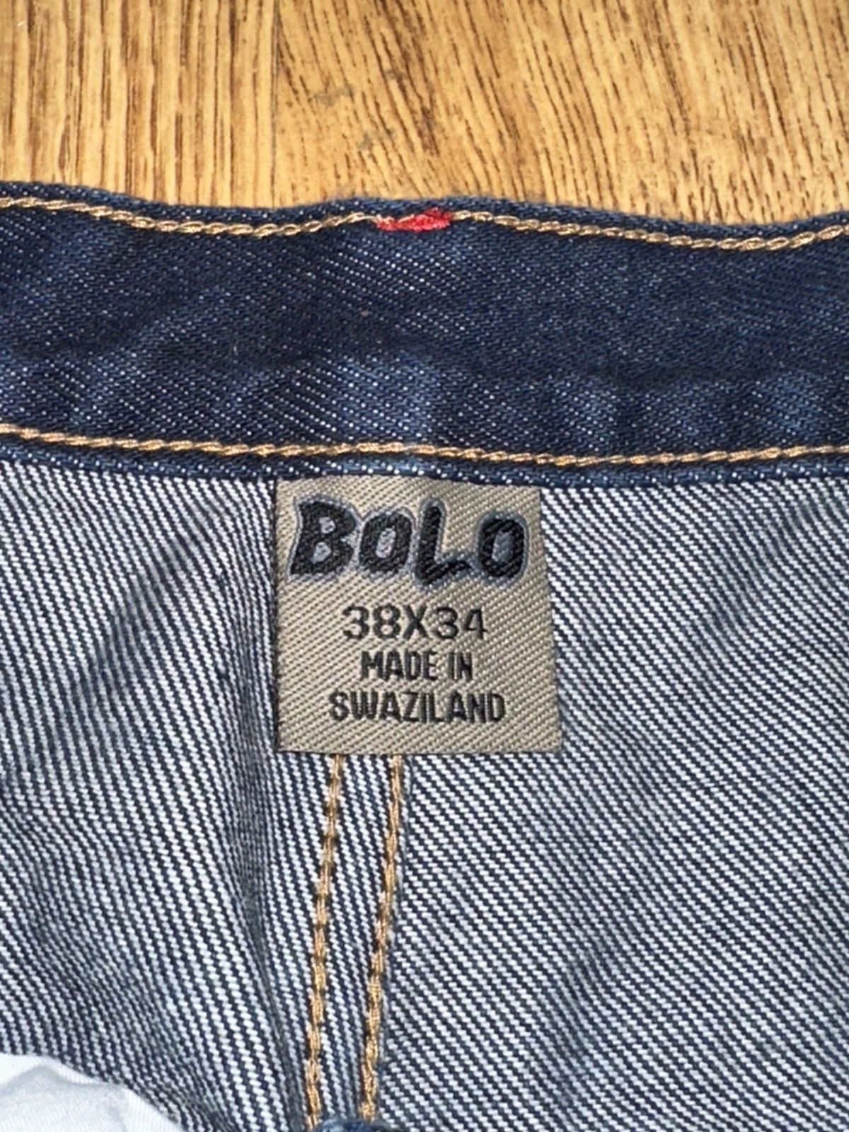 Southpole VTG Y2K Bolo School Of Hard Knocks Hip Hop Cargo Jeans 36 Size US 36 / EU 52 - 9 Thumbnail