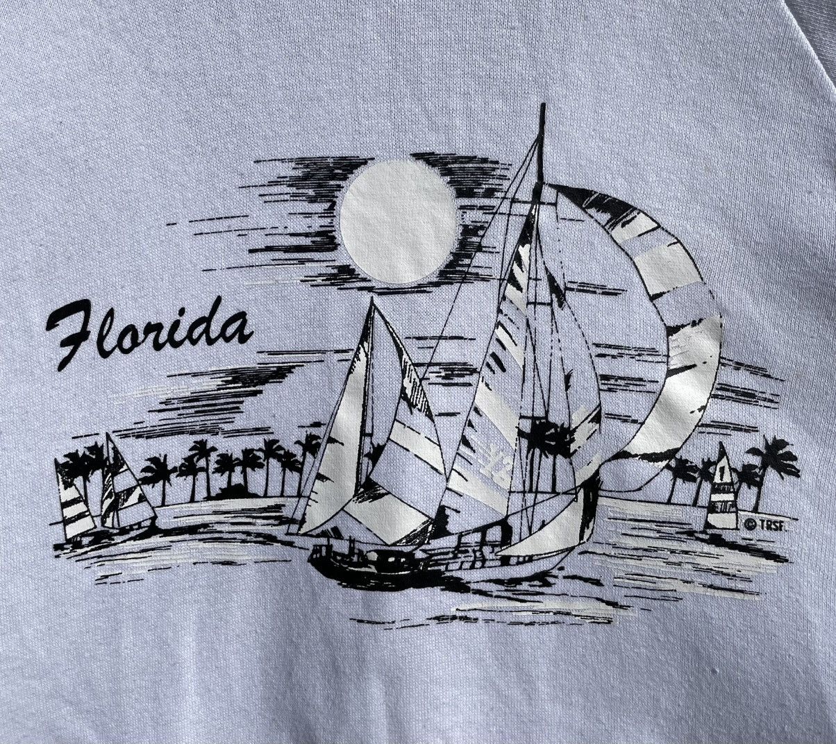Vintage RARE🔥 Vintage Hollywood Beach Florida Graphic Print Cardigan Size US XL / EU 56 / 4 - 6 Thumbnail