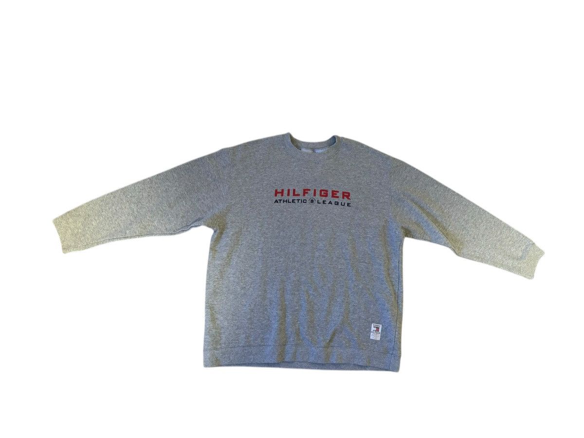 Tommy Hilfiger × Tommy Jeans × Vintage Tommy Hilfiger Athletic League Sweatshirt Top XL Size US XL / EU 56 / 4 - 4 Thumbnail