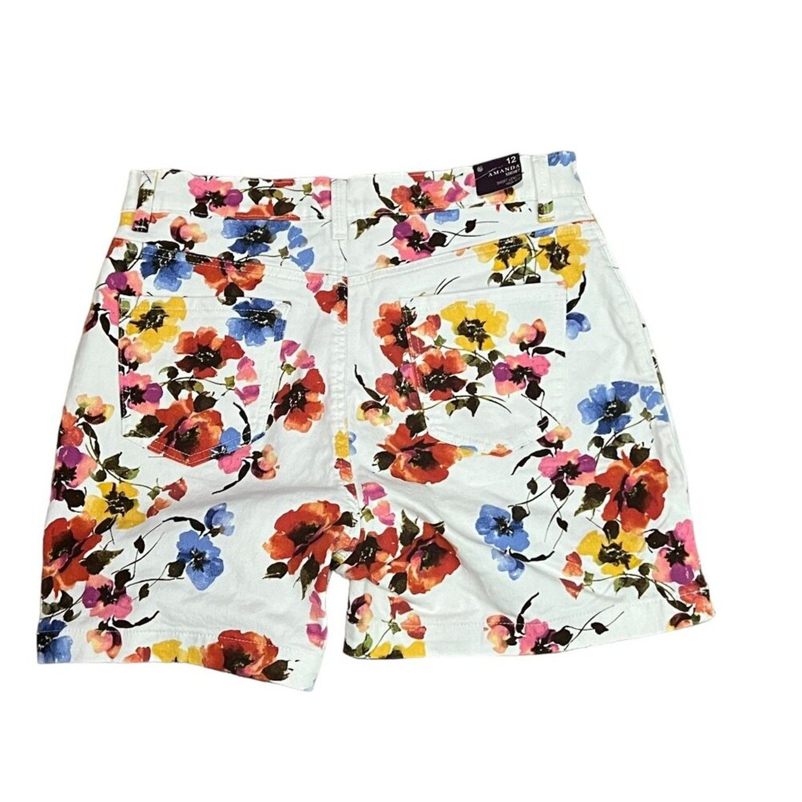 Gloria Vanderbilt Gloria Vanderbilt Amanda Basic Jean Short Vintage White Size 34" / US 12 / IT 48 - 3 Thumbnail
