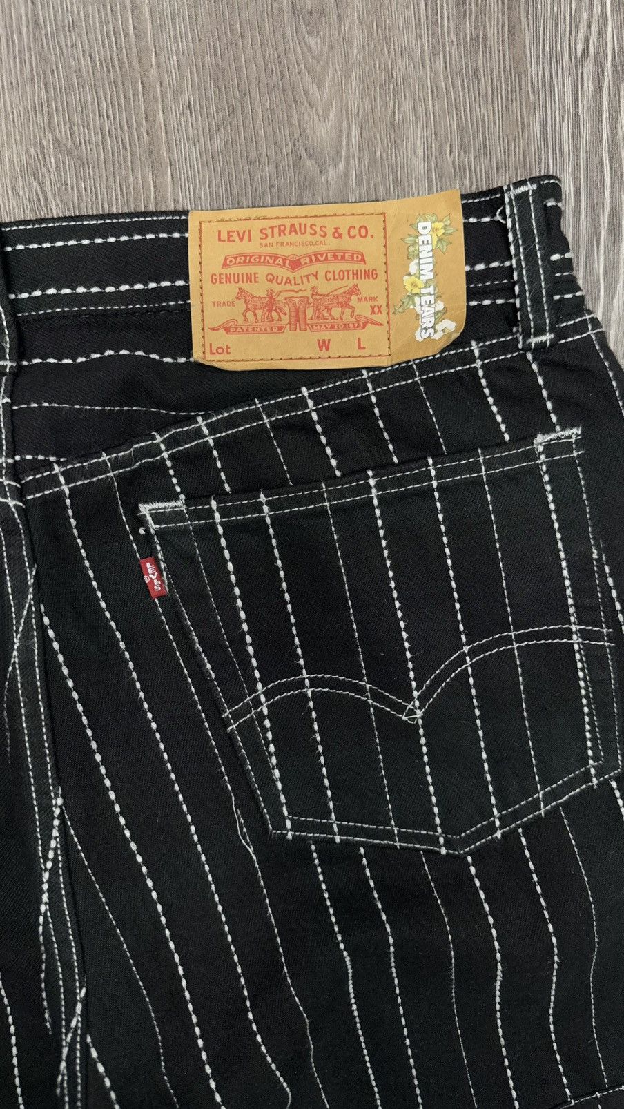 DENIM TEARS Denim Tears Patchwork Pants 36 Size US 36 / EU 52 - 4 Thumbnail