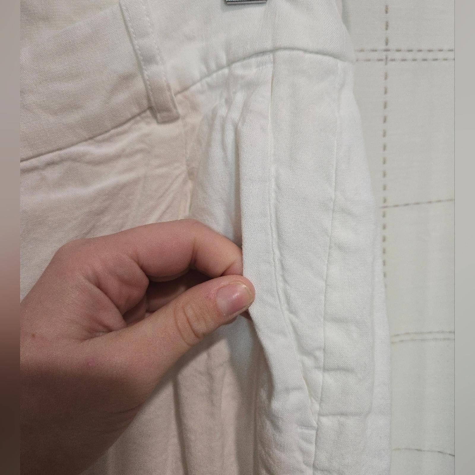 J.Crew J Crew Linen-Blend Wide-Leg Pleated Trouser Pant Size 26" / US 2 / IT 38 - 5 Thumbnail