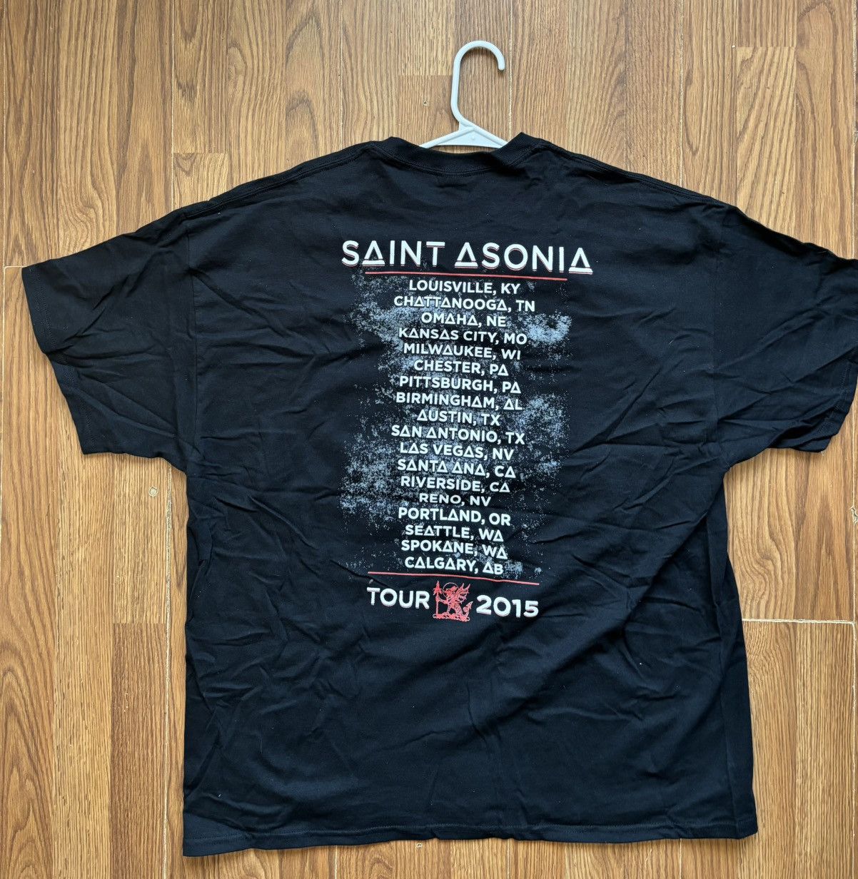 Other Heavyweight Saint Asonia Tour T-shirt Size US XXL / EU 58 / 5 - 2 Thumbnail