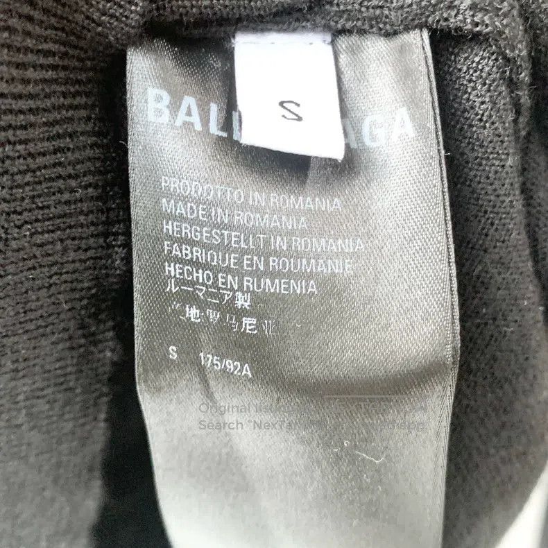Balenciaga Balenciaga Black knit sweater, size S Size US S / EU 44-46 / 1 - 7 Thumbnail