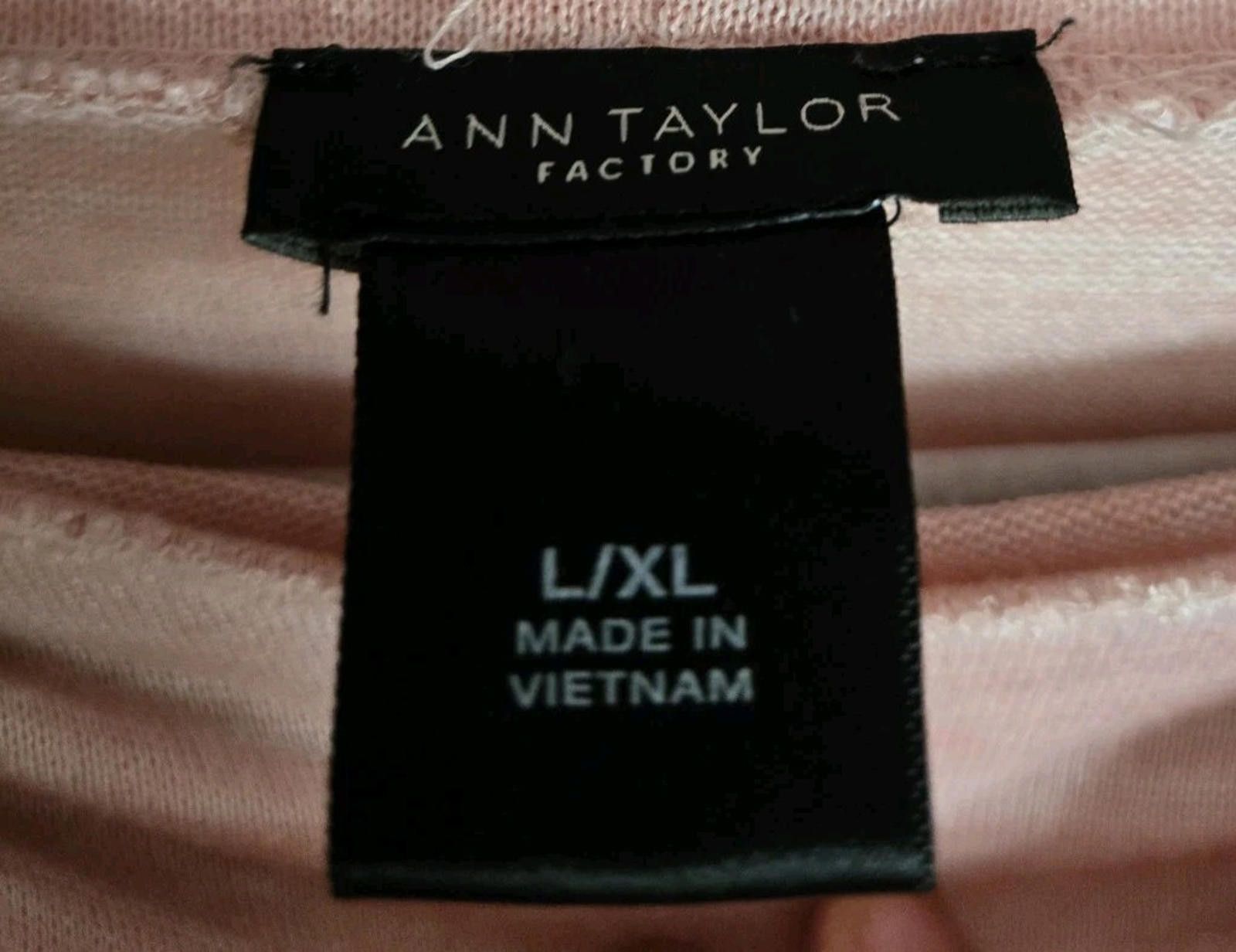 Ann Taylor Ann Taylor Factory Top Size L /XL Blush Pink Sweater Blouse Size L / US 10 / IT 46 - 7 Thumbnail
