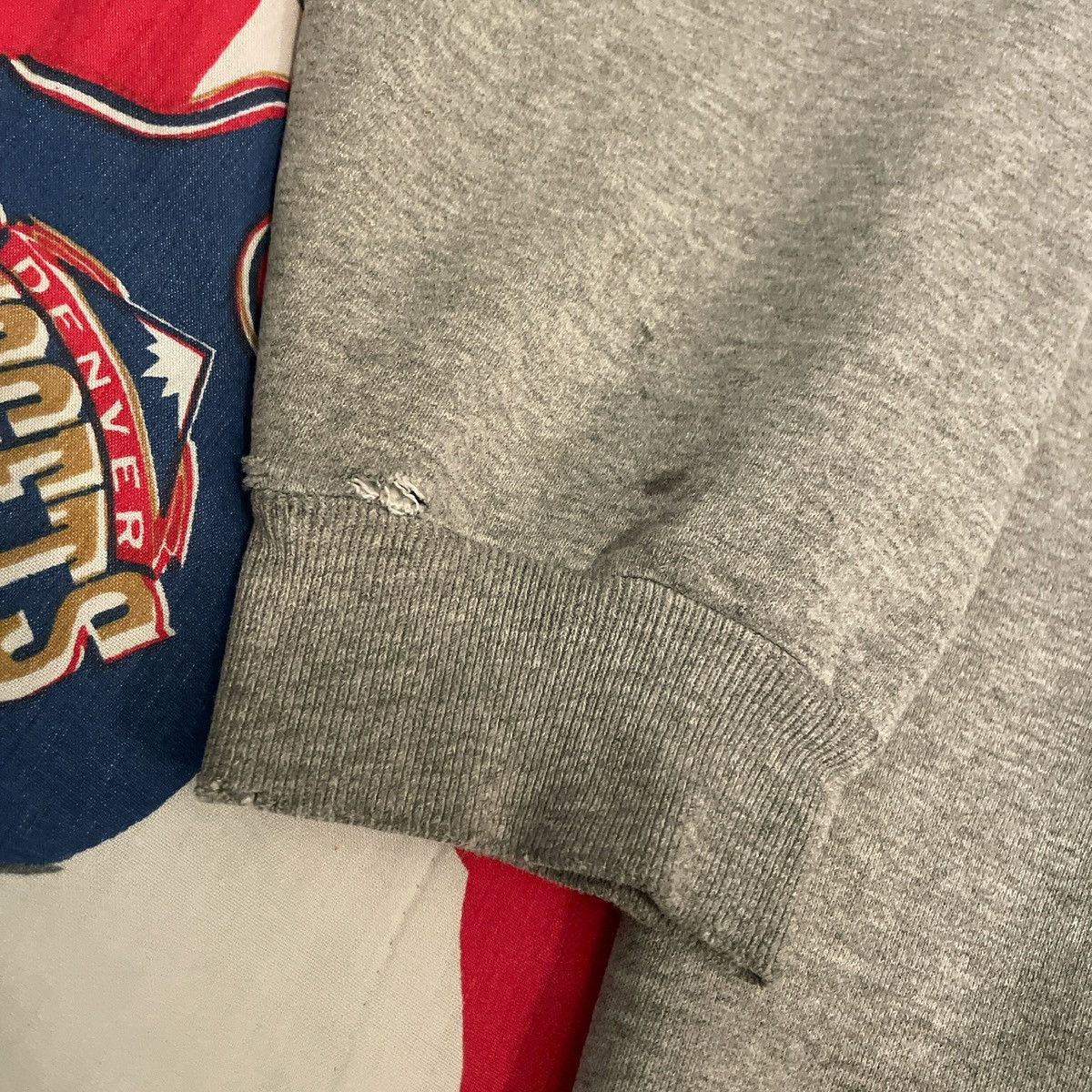 NFL × Reebok × Vintage Vintage 2002 NFL Patriots vs Rams Super Bowl Crewneck Size US XL / EU 56 / 4 - 4 Thumbnail