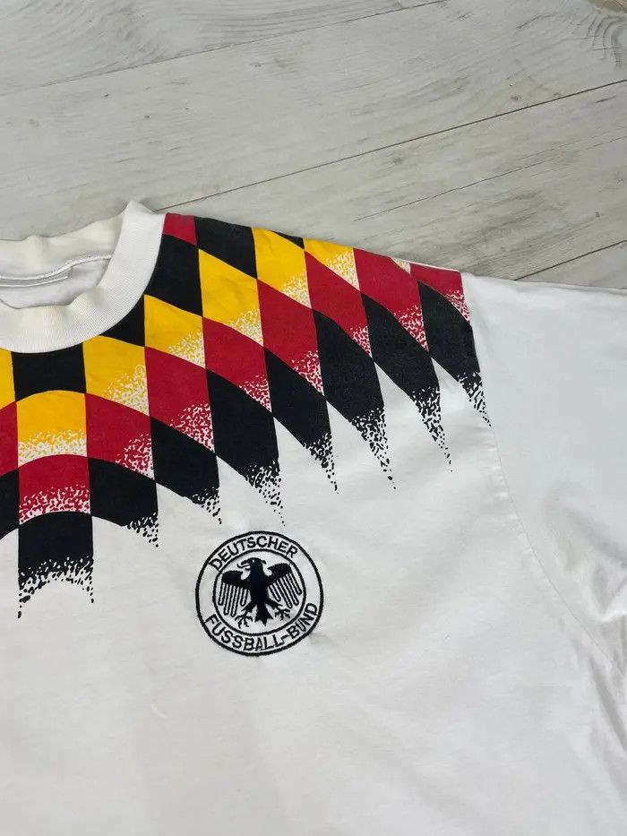 Adidas Vintage Adidas Germany 1994 1996 Training T-Shirt Jersey Size US L / EU 52-54 / 3 - 5 Thumbnail