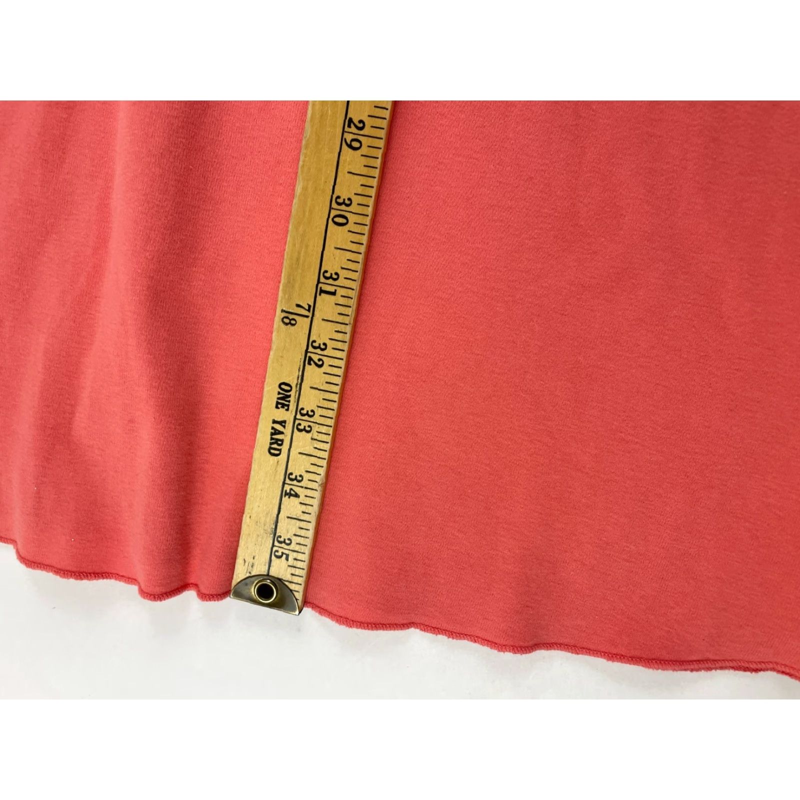 Vintage Three Dots Shorts Dress Women's L Salmon Solid Sleeveless Round Neck Casual Travel Mini Fit & Flare Pink 90s? Size 36" / US 14 / IT 50 - 6 Thumbnail