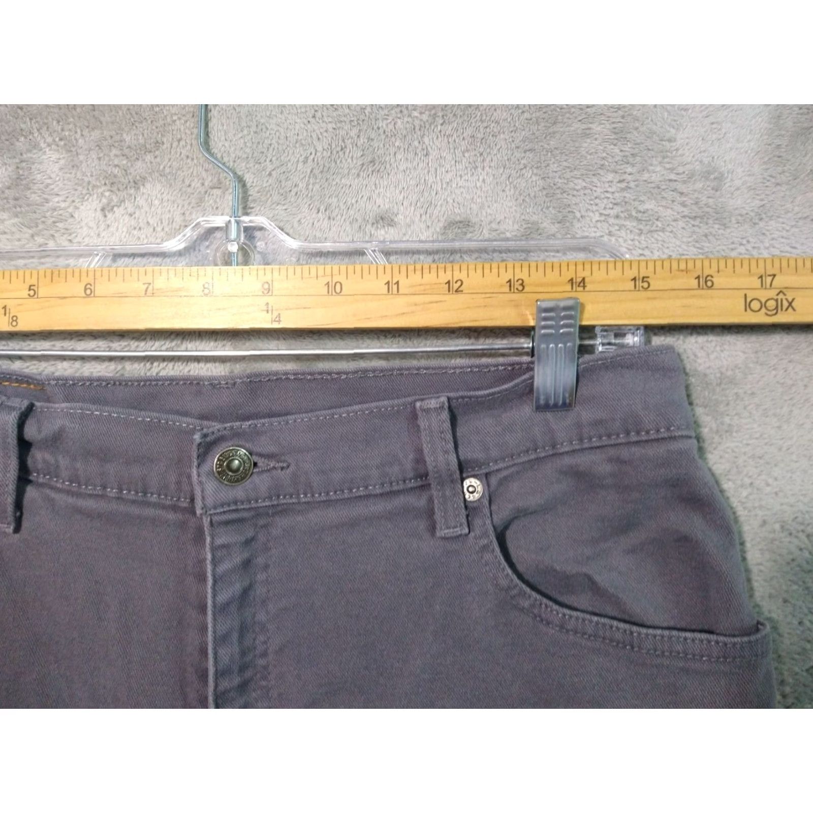 Levi's VINTAGE Levi's 550 Jeans Womens 14 Gray Denim Relaxed Tapered Fit 90s Size 36" / US 14 / IT 50 - 3 Thumbnail