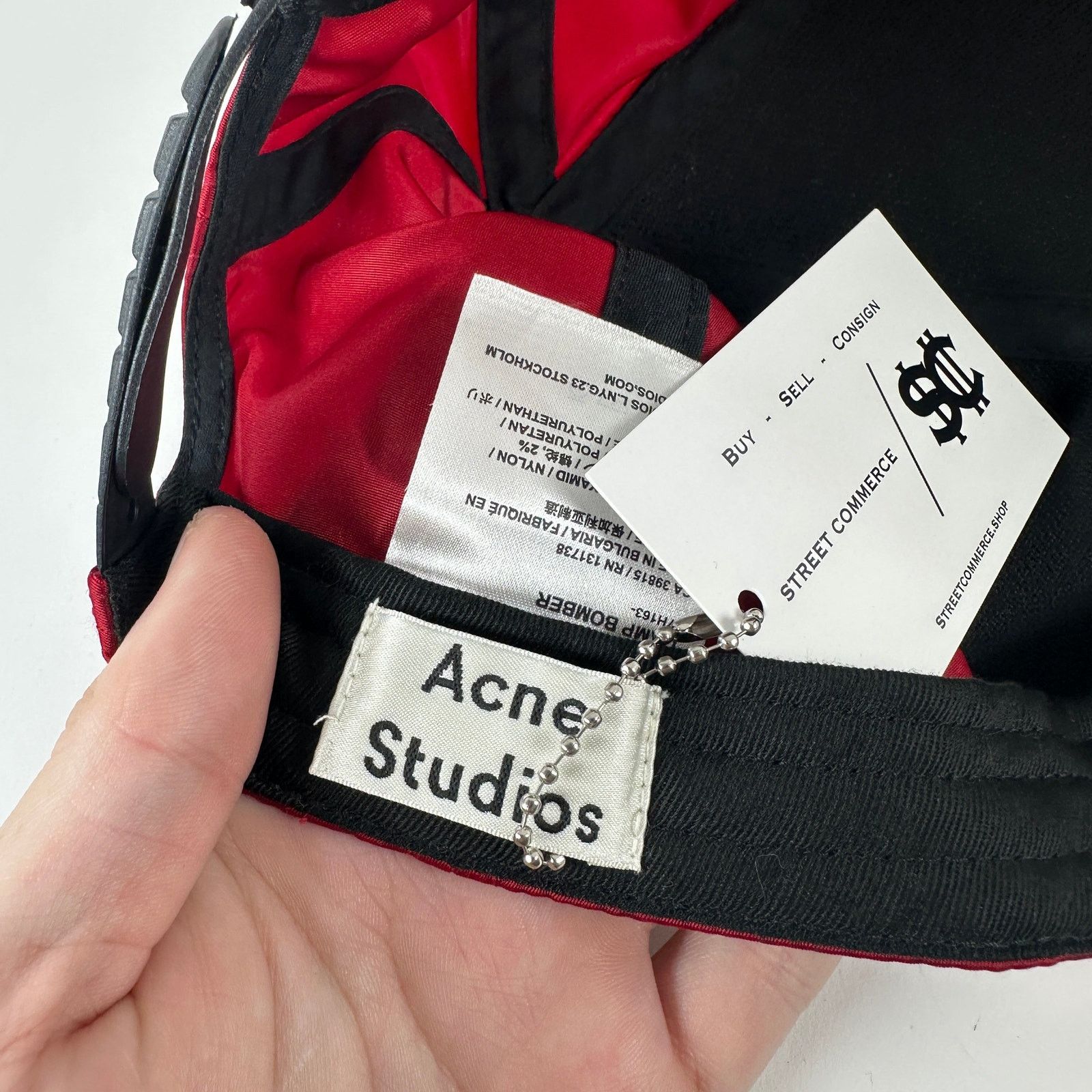 Acne Studios Acne Studios Satin Hat Size ONE SIZE - 5 Thumbnail