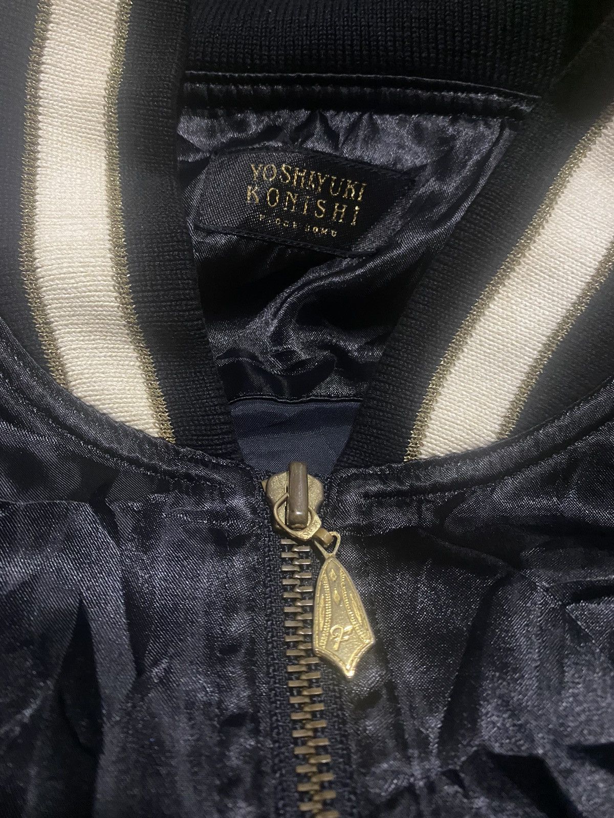 Japanese Brand × Yoshiyuki Konishi OG Rayon Yoshiyuki Konishi Dragon Embroidery Sukajan Jacket Size US L / EU 52-54 / 3 - 4 Thumbnail