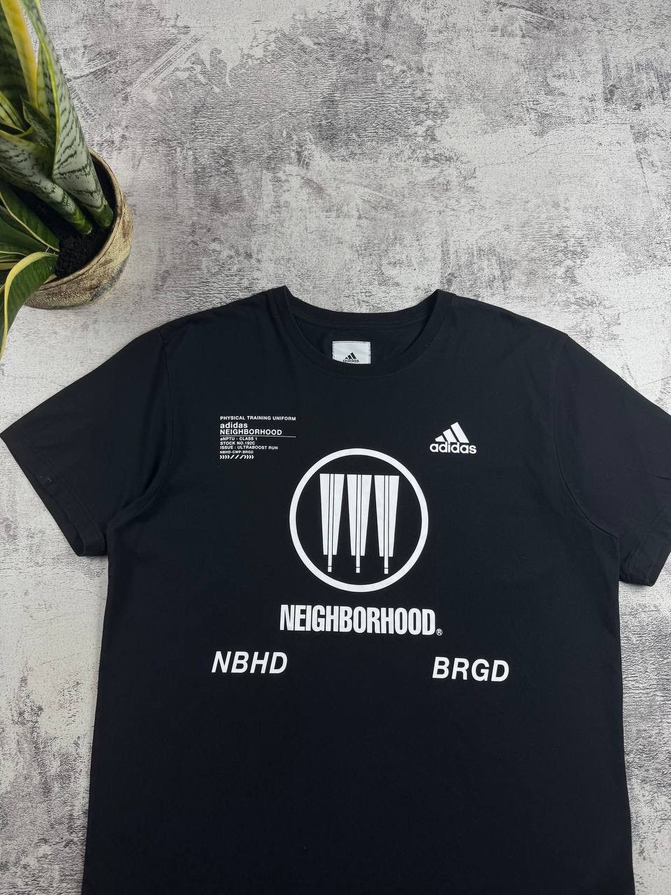 Adidas × Neighborhood Adidas X Neighborhood Men’s L Size Black Collaboration Cotton Jersey T-Shirt Tee Size US L / EU 52-54 / 3 - 3 Thumbnail
