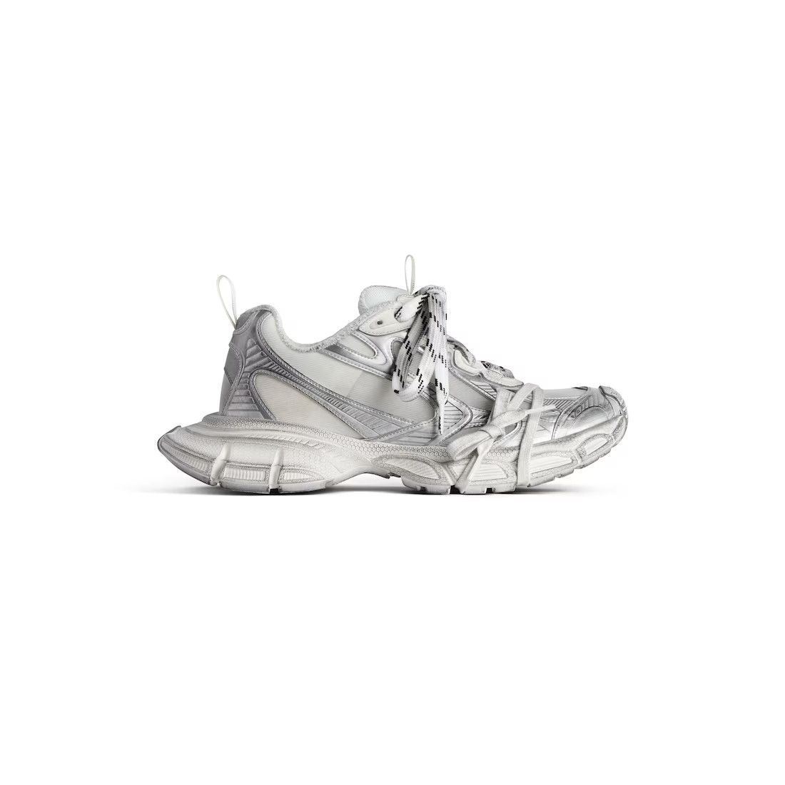 Balenciaga o1bcso1str0325 3XL Summer Mesh Sneakers in White/Grey Size US 9 / EU 42 - 1 Thumbnail