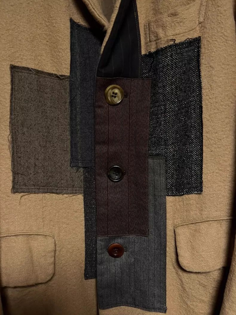 Junya Watanabe Junya Watanabe 13fw Show Wool Patchwork Coat 2501-Nextarro Size US M / EU 48-50 / 2 - 6 Thumbnail