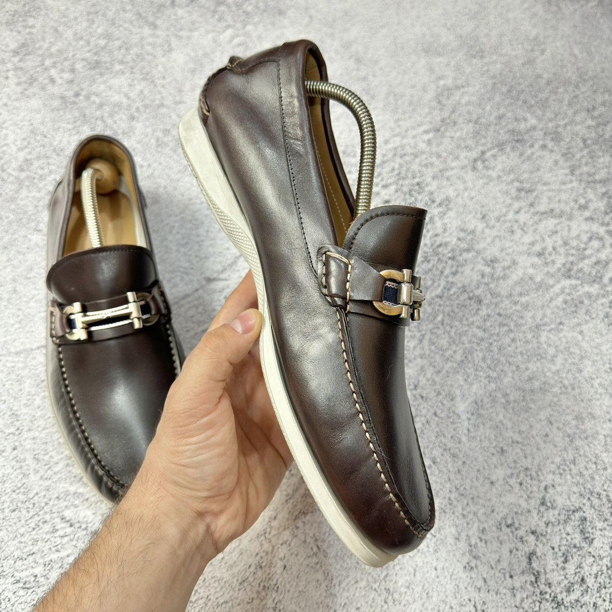 Salvatore Ferragamo Salvatore Ferragamo Mens Loafers US10 UK9 EU43 28cm Size US 10 / EU 43 - 8 Thumbnail