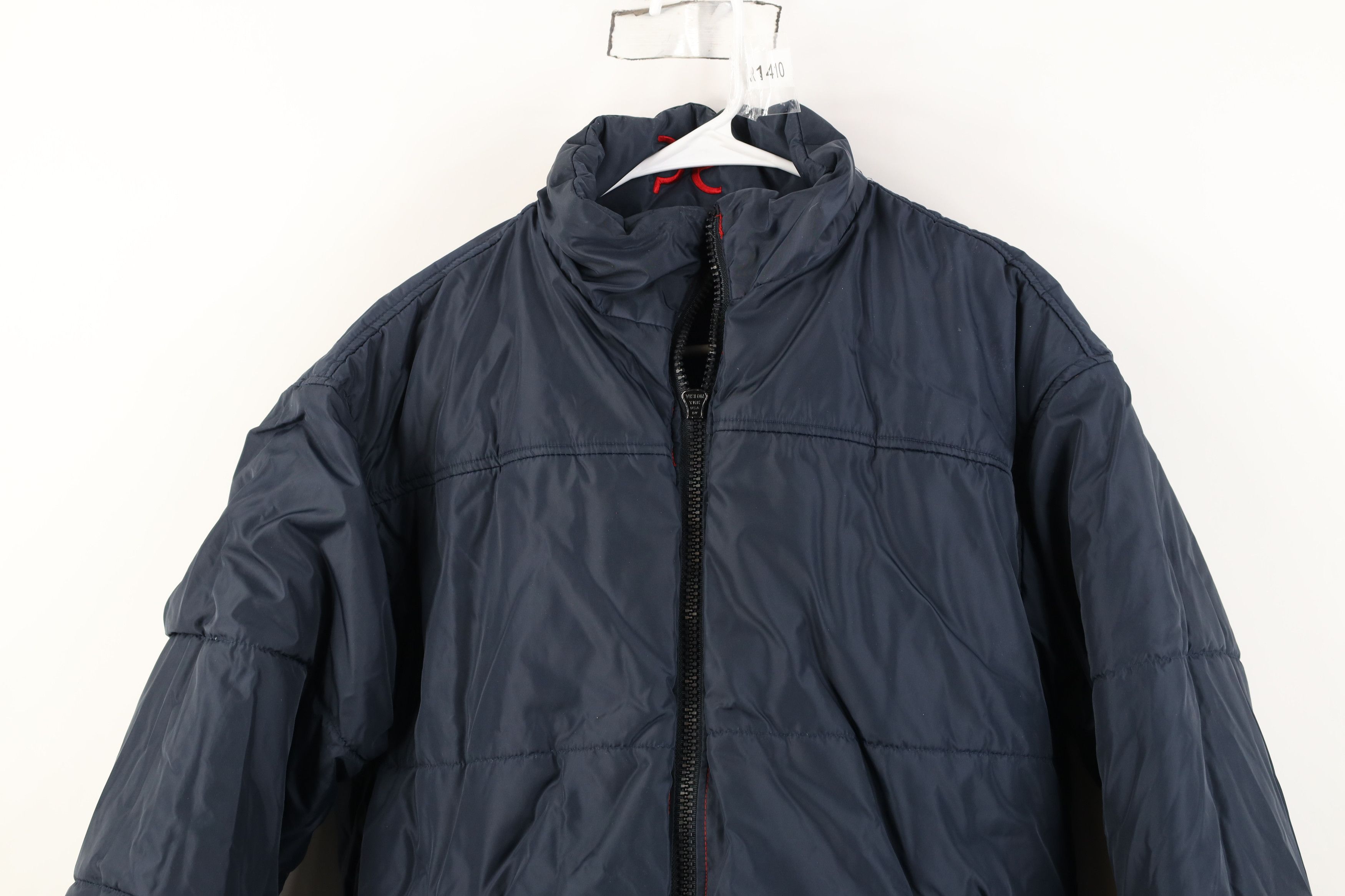 Perry Ellis Vintage 90s Perry Ellis Spell Reversible Puffer Jacket Coat Size US M / EU 48-50 / 2 - 13 Thumbnail