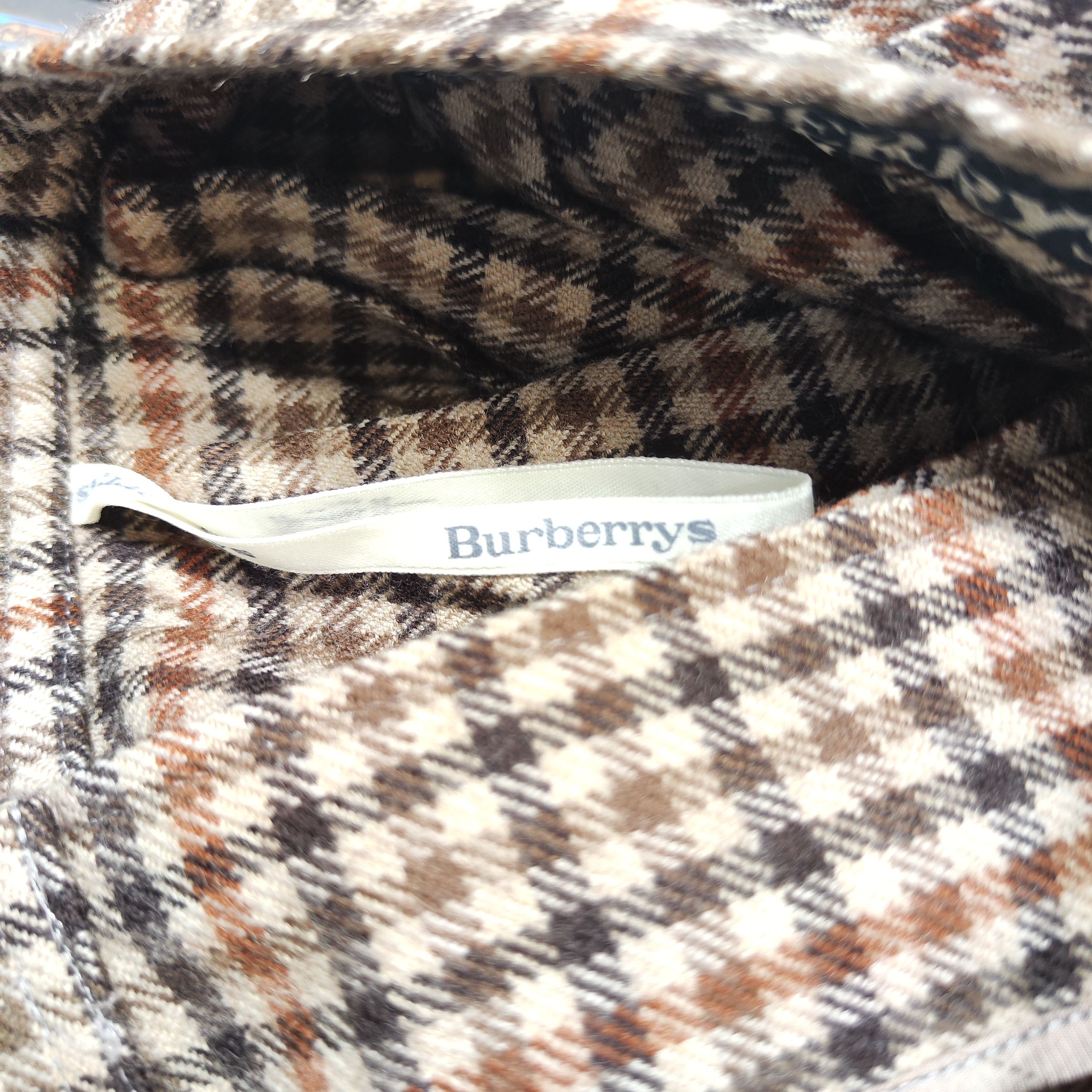 Burberry Burberry Women's Skirts Checkered Wool Fabric w24 Size 24" / US 00 / IT 34 - 4 Thumbnail