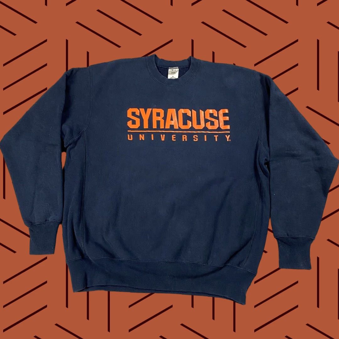 VINTAGE Syracuse University NCAA Heavyweight Cotton Reverse Weave