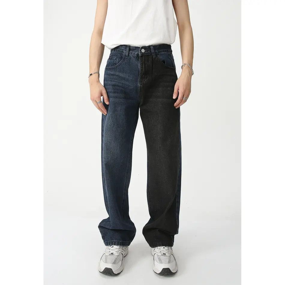 Japanese Brand Retro loose high street straight leg jeans Size US 32 / EU 48 - 6 Thumbnail