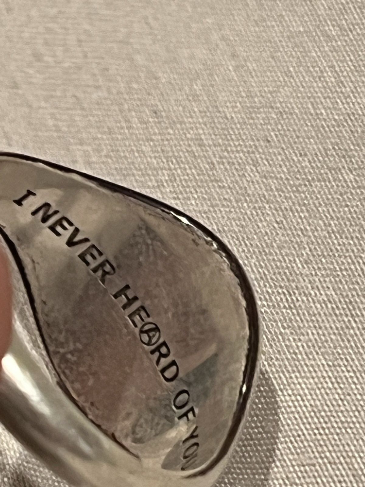 ineverheardofyou Ineverheardofyou fuck you Ring fuck the fuck off Size ONE SIZE - 8 Thumbnail