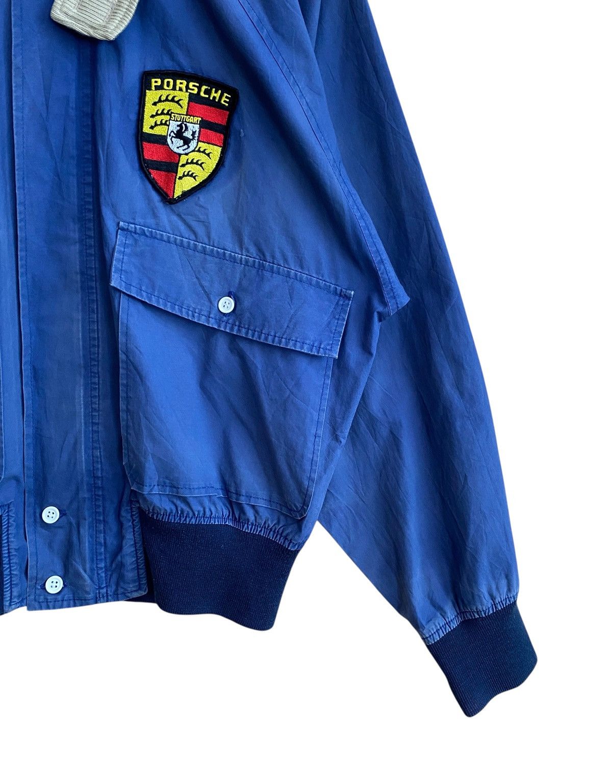 Porsche Design Vintage Racing Brand Porsche Bomber Jacket 1990s Size US M / EU 48-50 / 2 - 4 Thumbnail